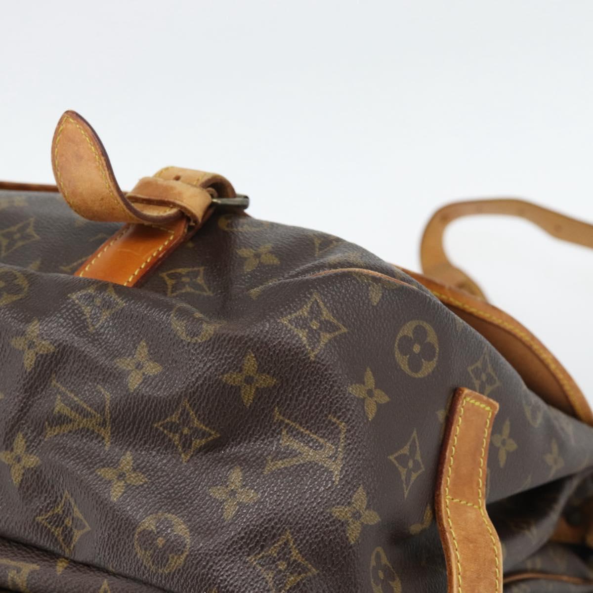 LOUIS VUITTON Monogram Saumur 43 Shoulder Bag M42252 LV Auth ka5471