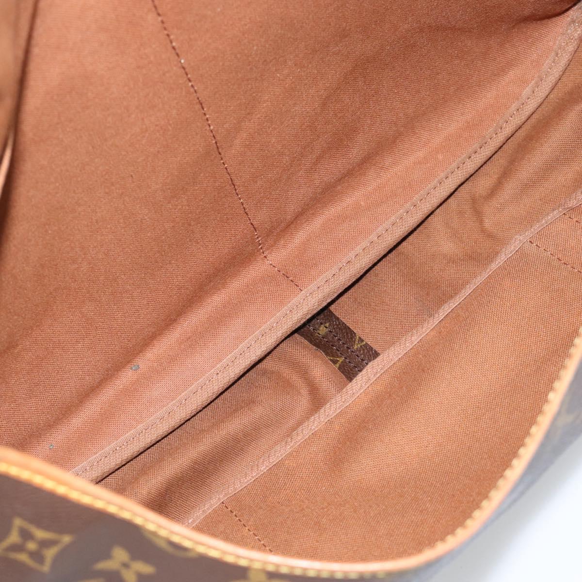 LOUIS VUITTON Monogram Saumur 43 Shoulder Bag M42252 LV Auth ka5471