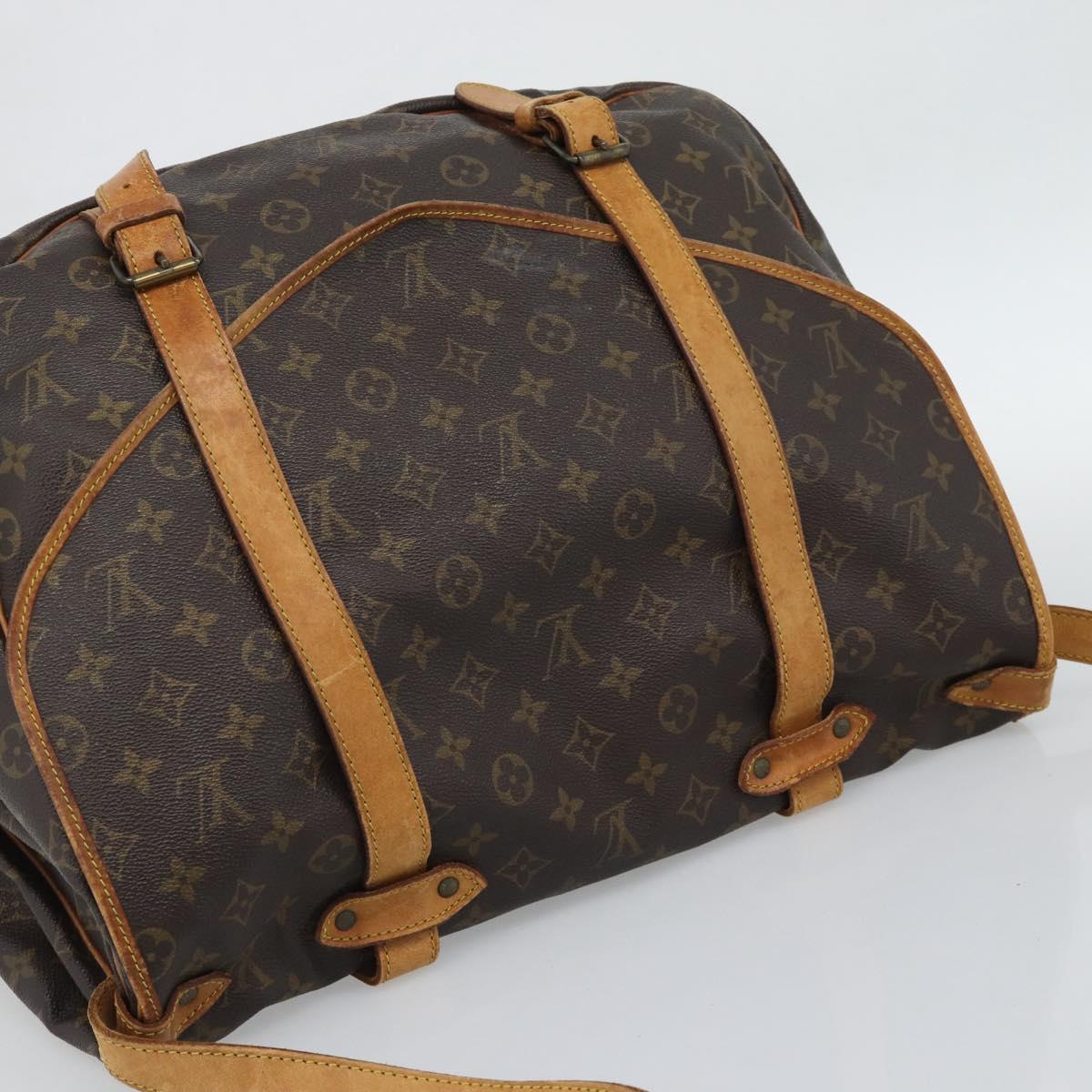 LOUIS VUITTON Monogram Saumur 43 Shoulder Bag M42252 LV Auth ka5471