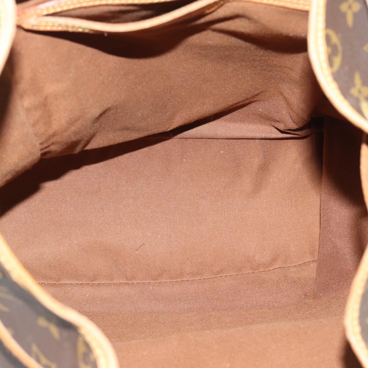 LOUIS VUITTON Monogram Montsouris GM Backpack M51135 LV Auth ka5480
