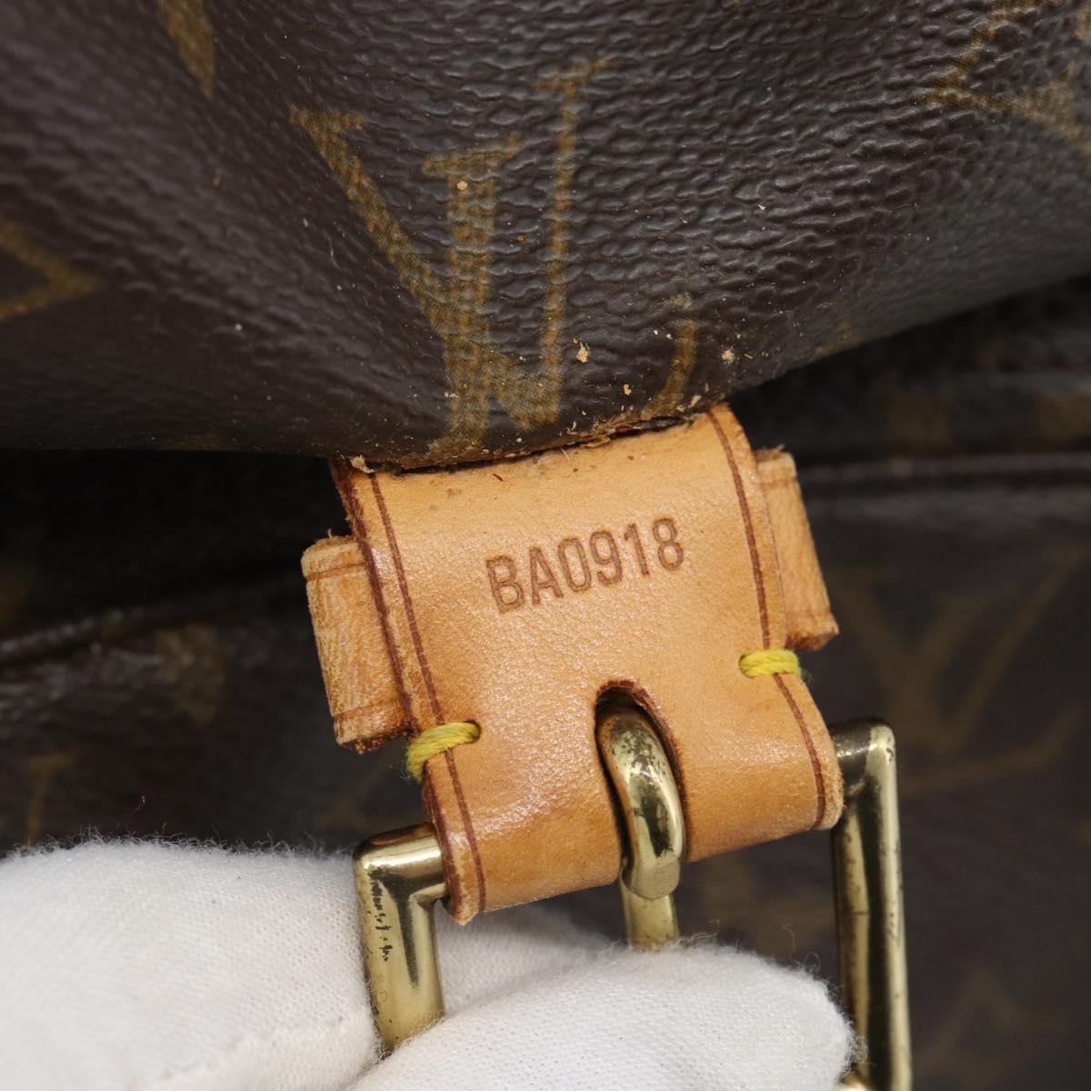 LOUIS VUITTON Monogram Montsouris GM Backpack M51135 LV Auth ka5480