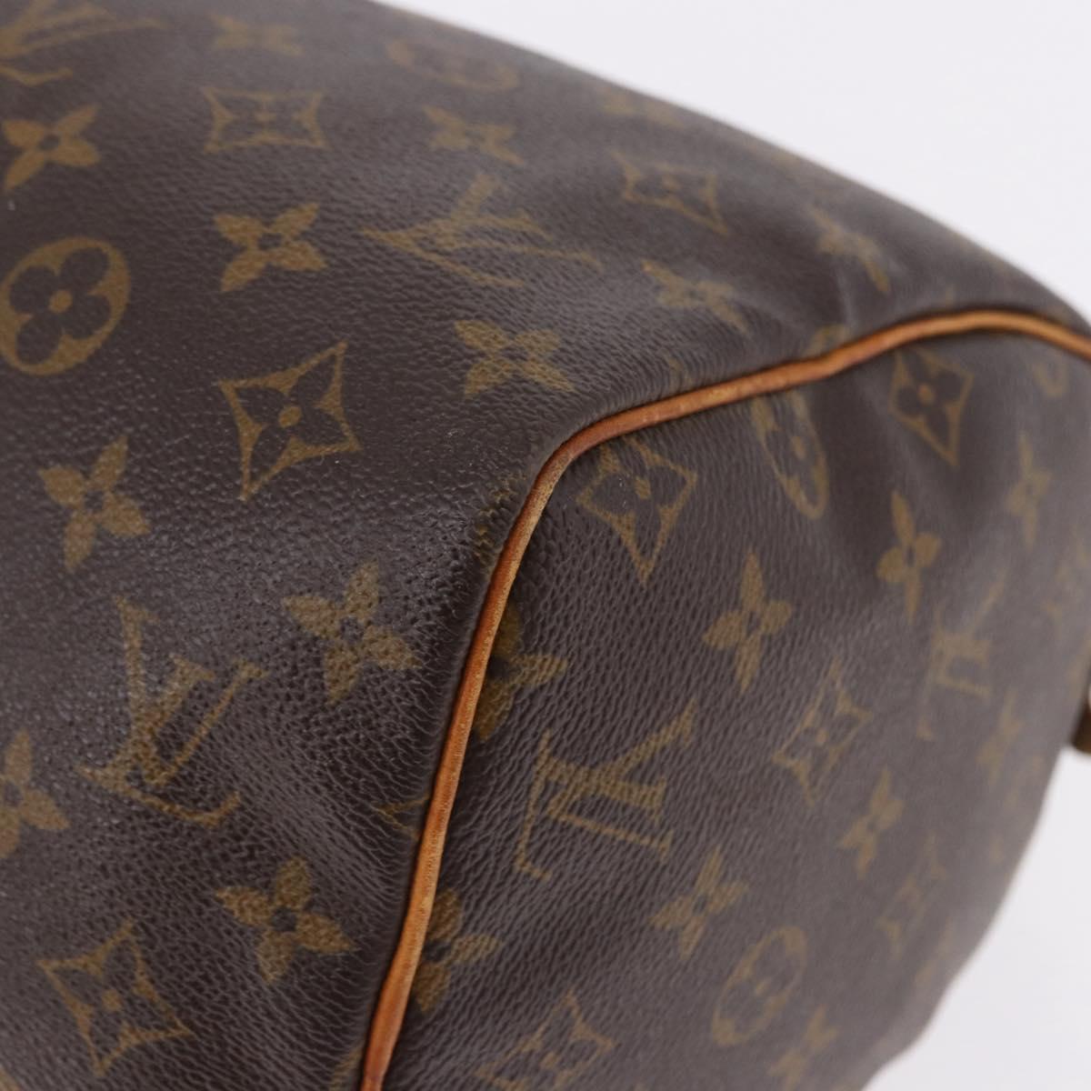 LOUIS VUITTON Monogram Speedy 30 Hand Bag M41526 LV Auth ka5482A