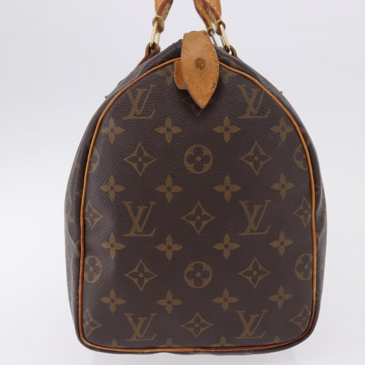 LOUIS VUITTON Monogram Speedy 30 Hand Bag M41526 LV Auth ka5482A