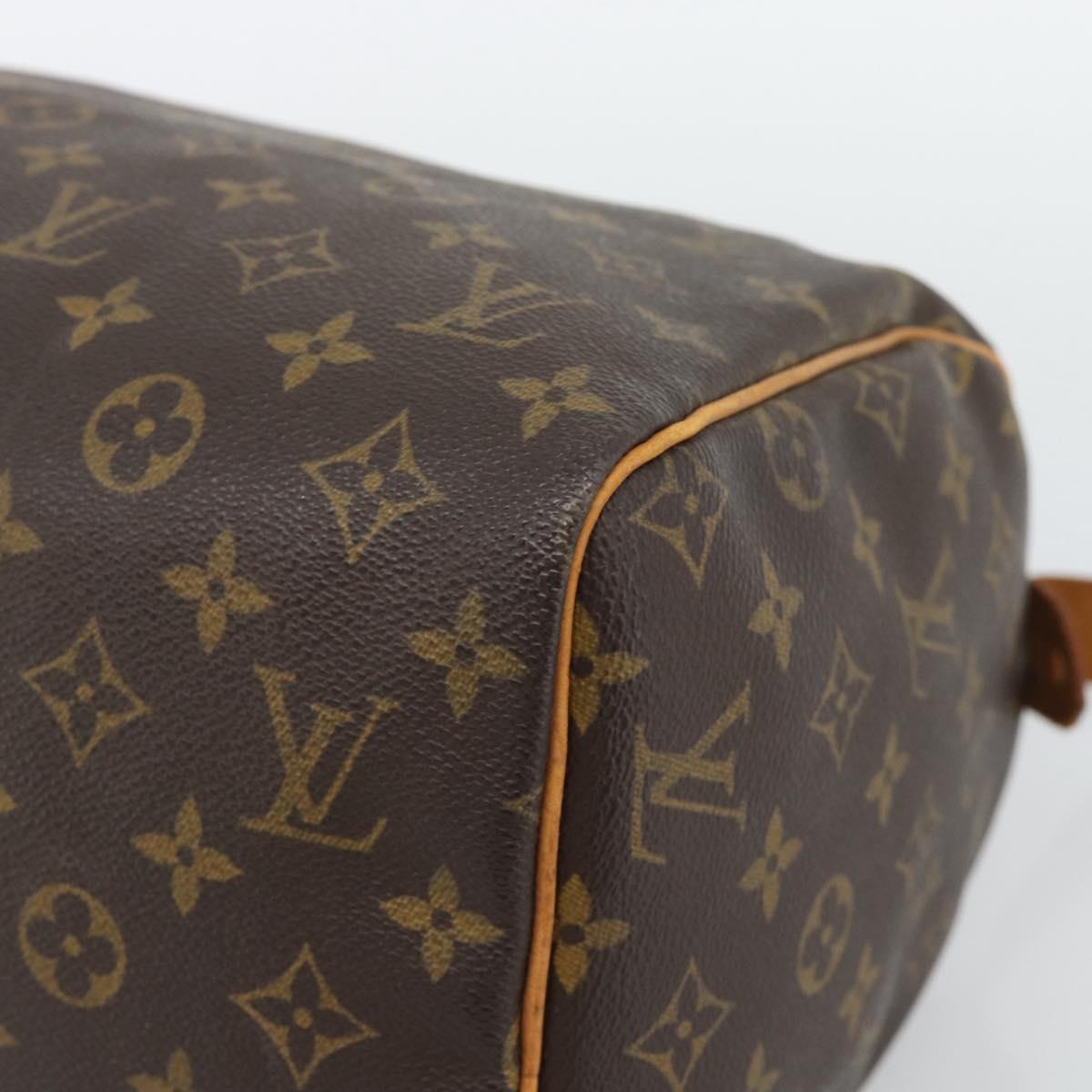 LOUIS VUITTON Monogram Speedy 30 Hand Bag M41526 LV Auth ka5483