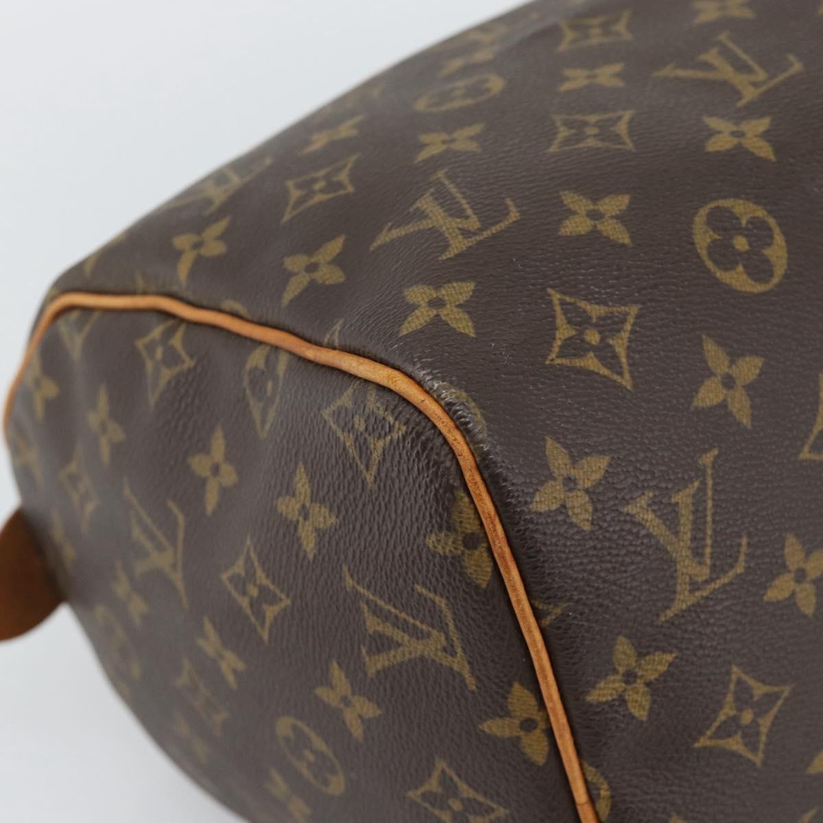 LOUIS VUITTON Monogram Speedy 30 Hand Bag M41526 LV Auth ka5483