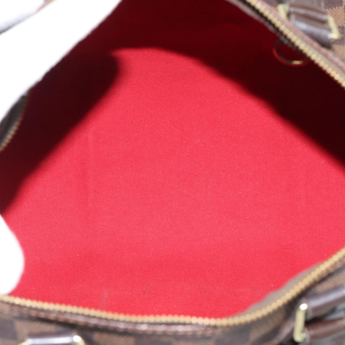 LOUIS VUITTON Damier Ebene Speedy 30 Hand Bag N41364 LV Auth ka5484