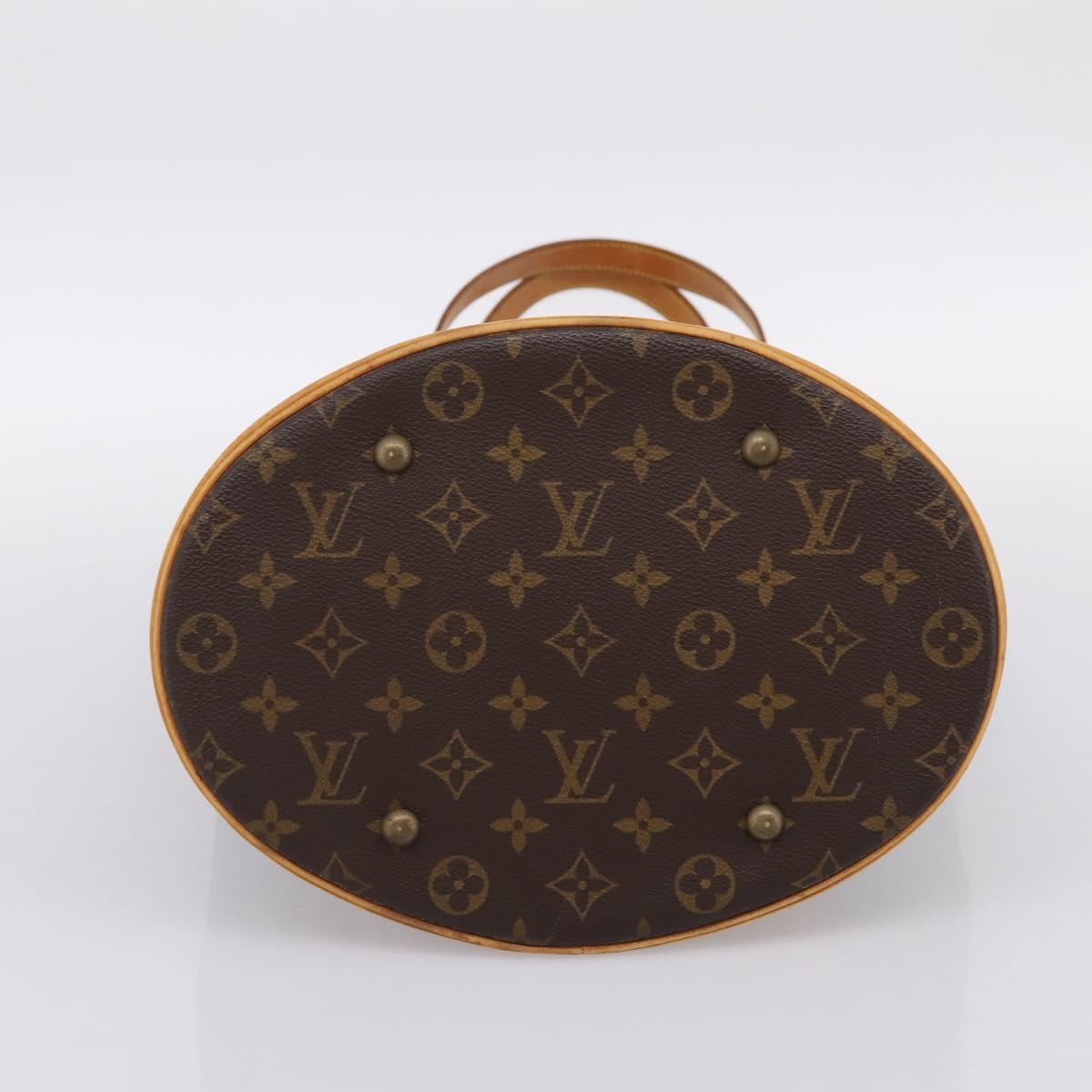LOUIS VUITTON Monogram Bucket GM Shoulder Bag M42236 LV Auth ka5485