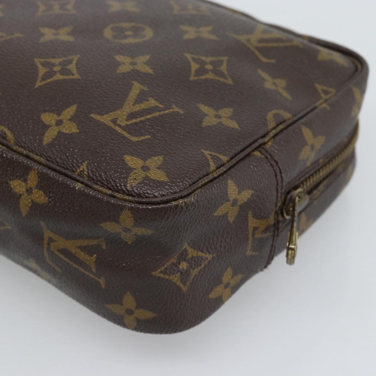 LOUIS VUITTON Monogram Trousse Toilette 23 Clutch Bag M47524 LV Auth ka5487