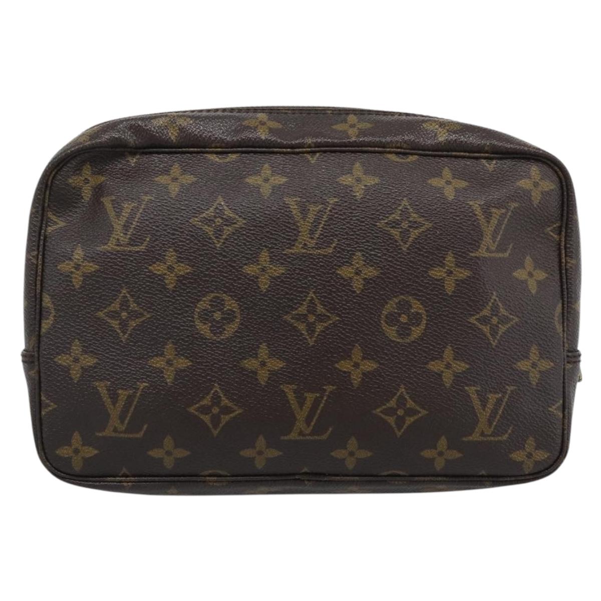 LOUIS VUITTON Monogram Trousse Toilette 23 Clutch Bag M47524 LV Auth ka5487