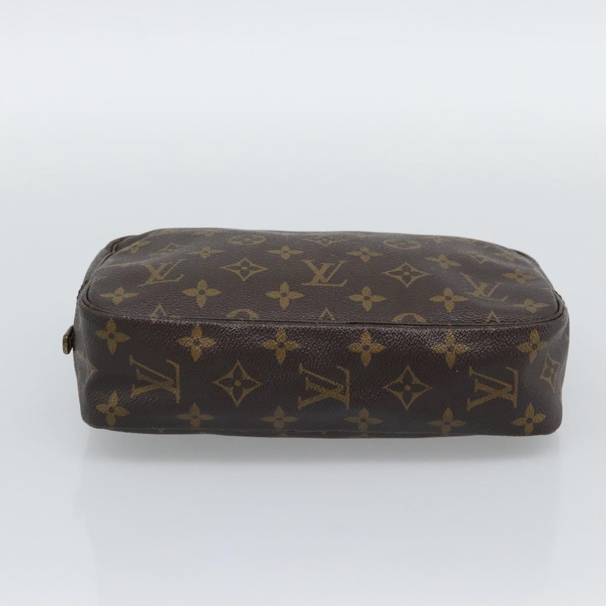 LOUIS VUITTON Monogram Trousse Toilette 23 Clutch Bag M47524 LV Auth ka5487