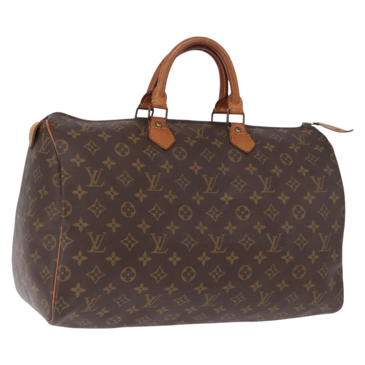 LOUIS VUITTON Monogram Speedy 40 Hand Bag M41522 LV Auth ka5501A