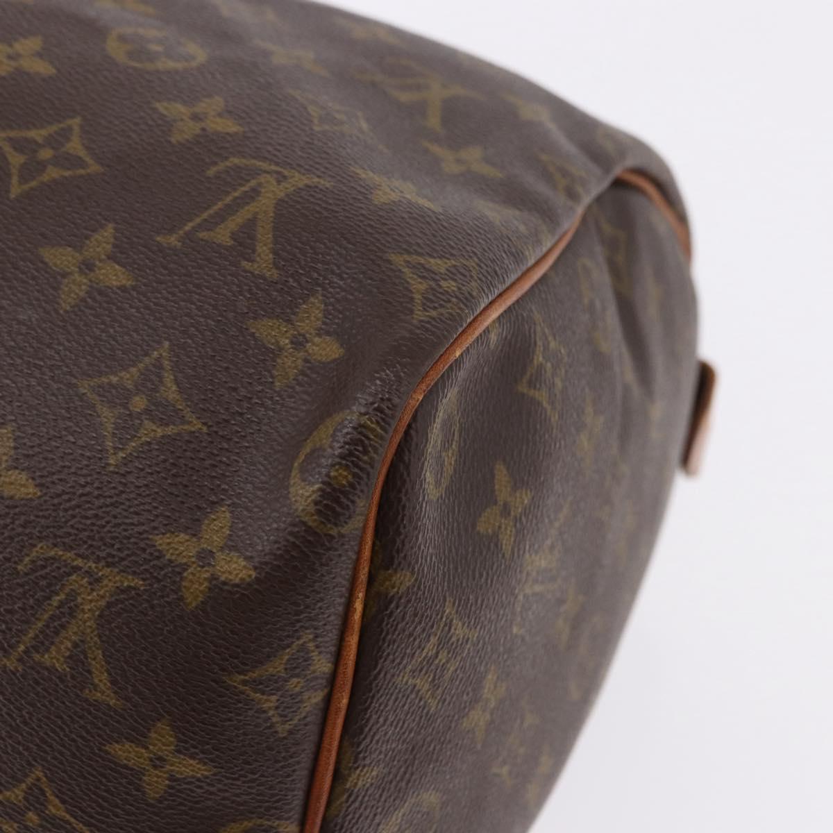LOUIS VUITTON Monogram Speedy 40 Hand Bag M41522 LV Auth ka5501A