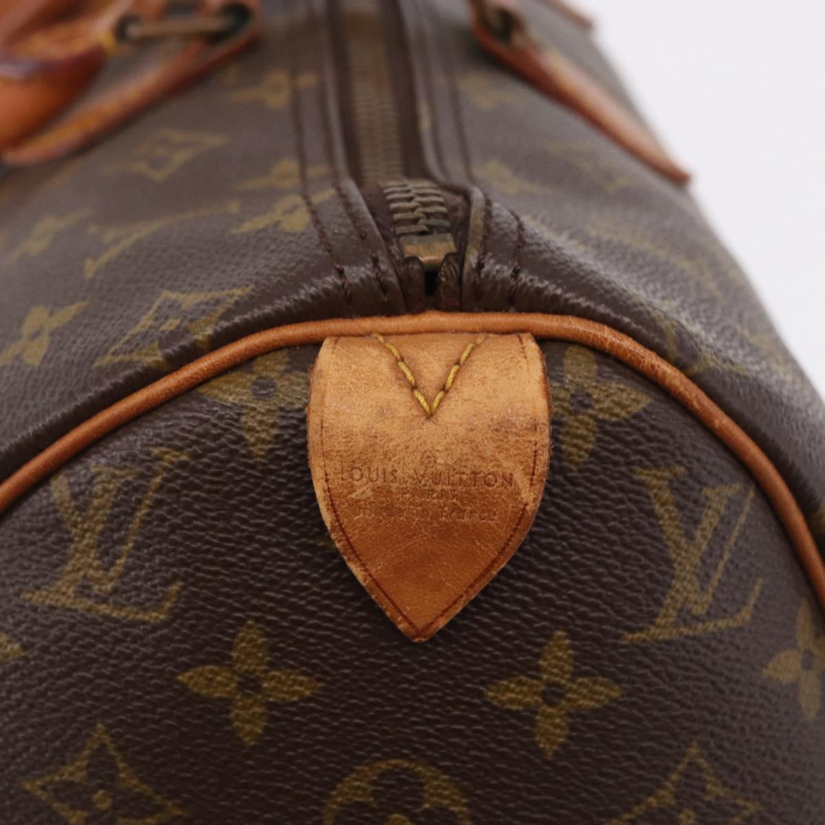 LOUIS VUITTON Monogram Speedy 40 Hand Bag M41522 LV Auth ka5501A