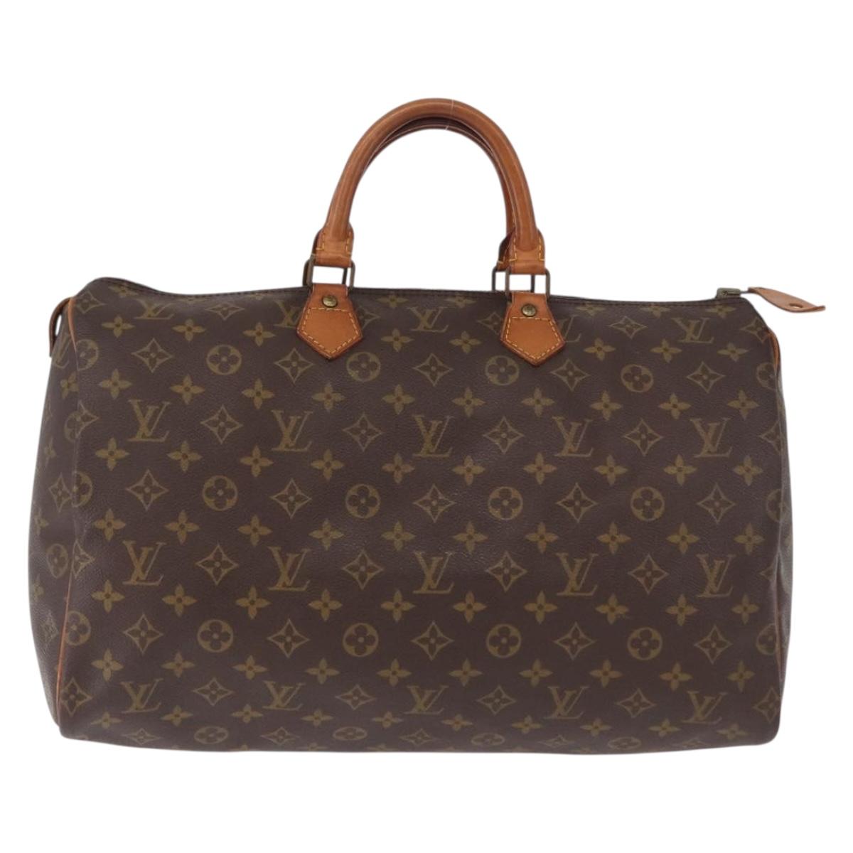 LOUIS VUITTON Monogram Speedy 40 Hand Bag M41522 LV Auth ka5501A