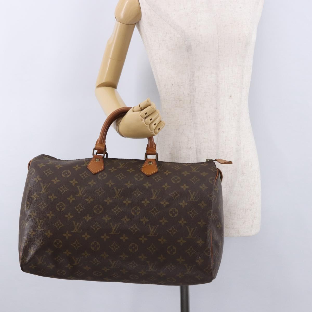 LOUIS VUITTON Monogram Speedy 40 Hand Bag M41522 LV Auth ka5501A
