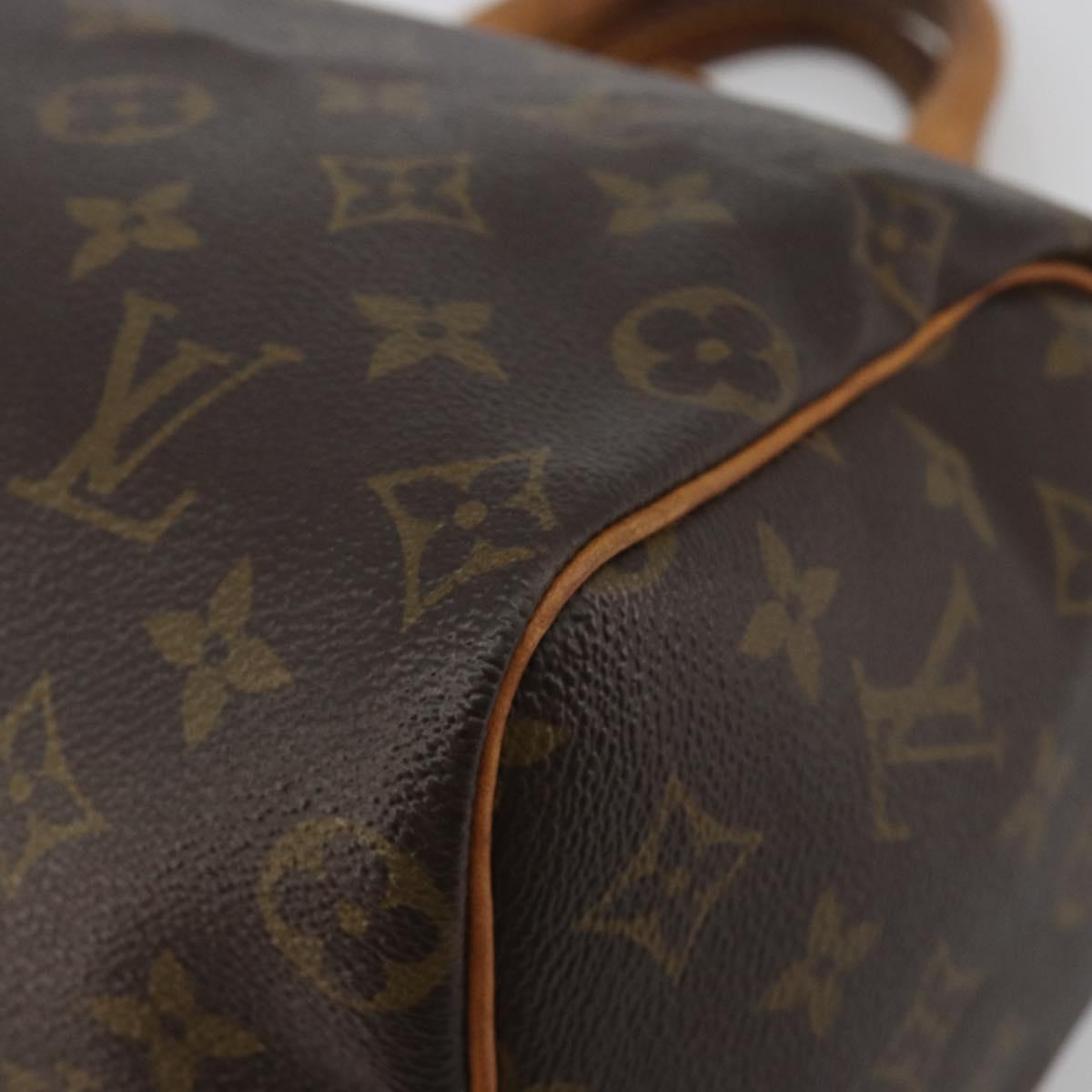 LOUIS VUITTON Monogram Speedy 25 Hand Bag M41528 LV Auth ka5502A