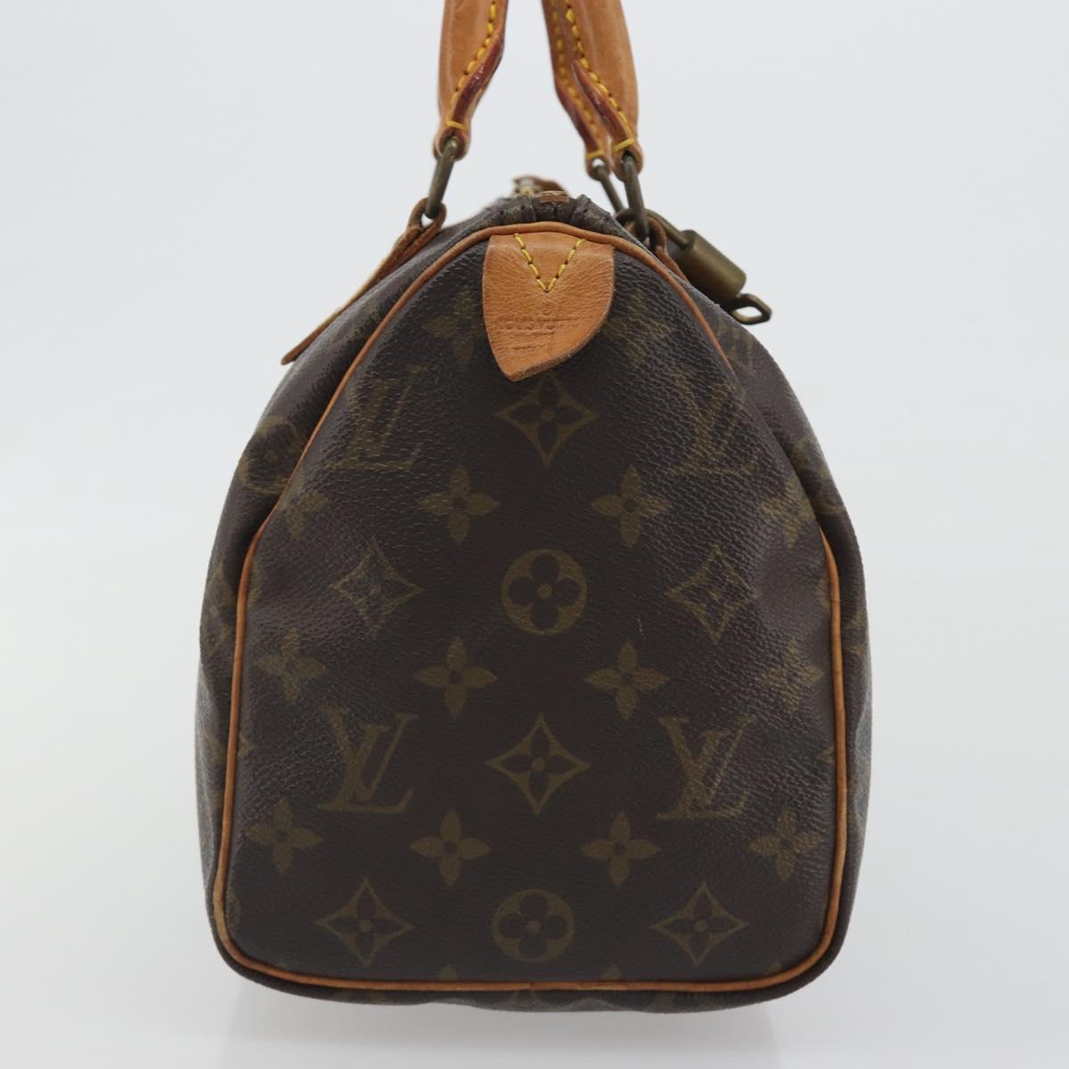 LOUIS VUITTON Monogram Speedy 25 Hand Bag M41528 LV Auth ka5502A