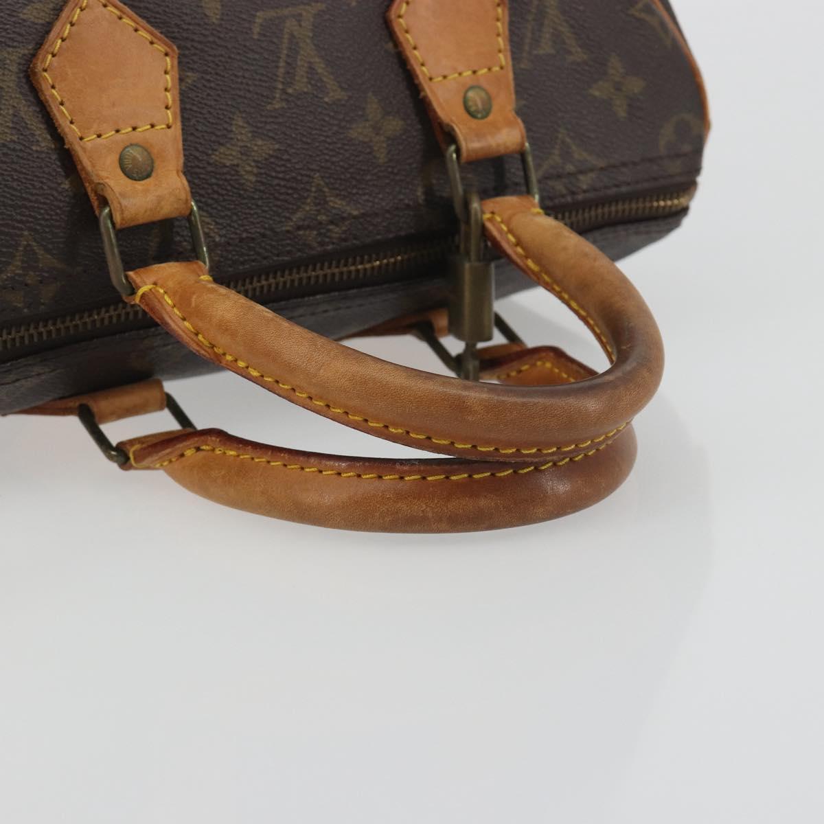 LOUIS VUITTON Monogram Speedy 25 Hand Bag M41528 LV Auth ka5502A