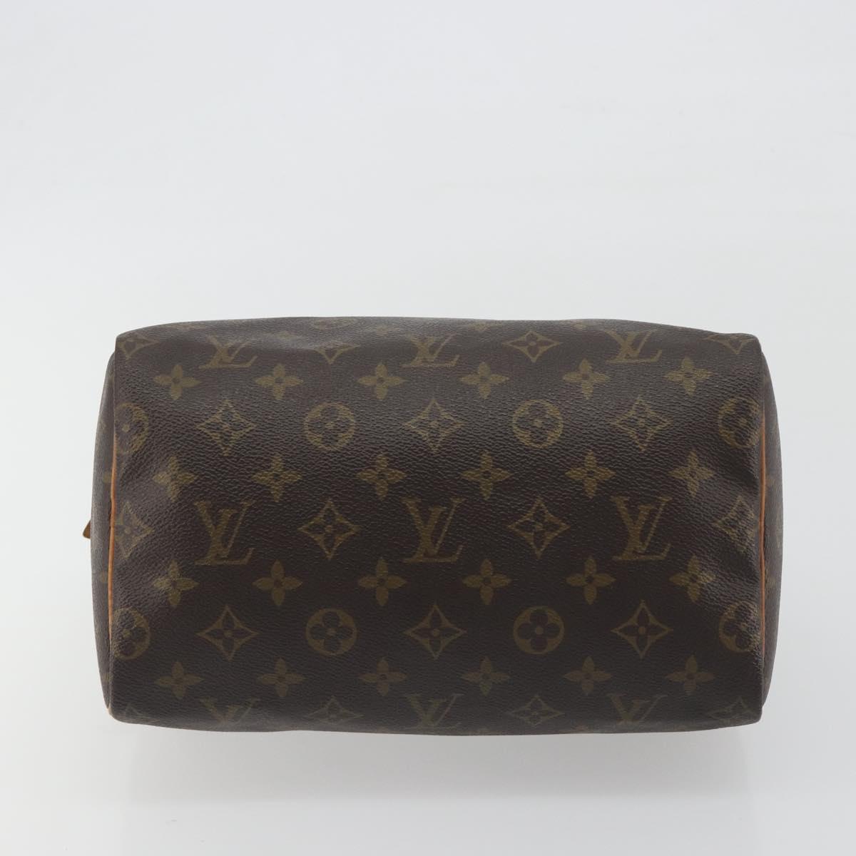 LOUIS VUITTON Monogram Speedy 25 Hand Bag M41528 LV Auth ka5502A