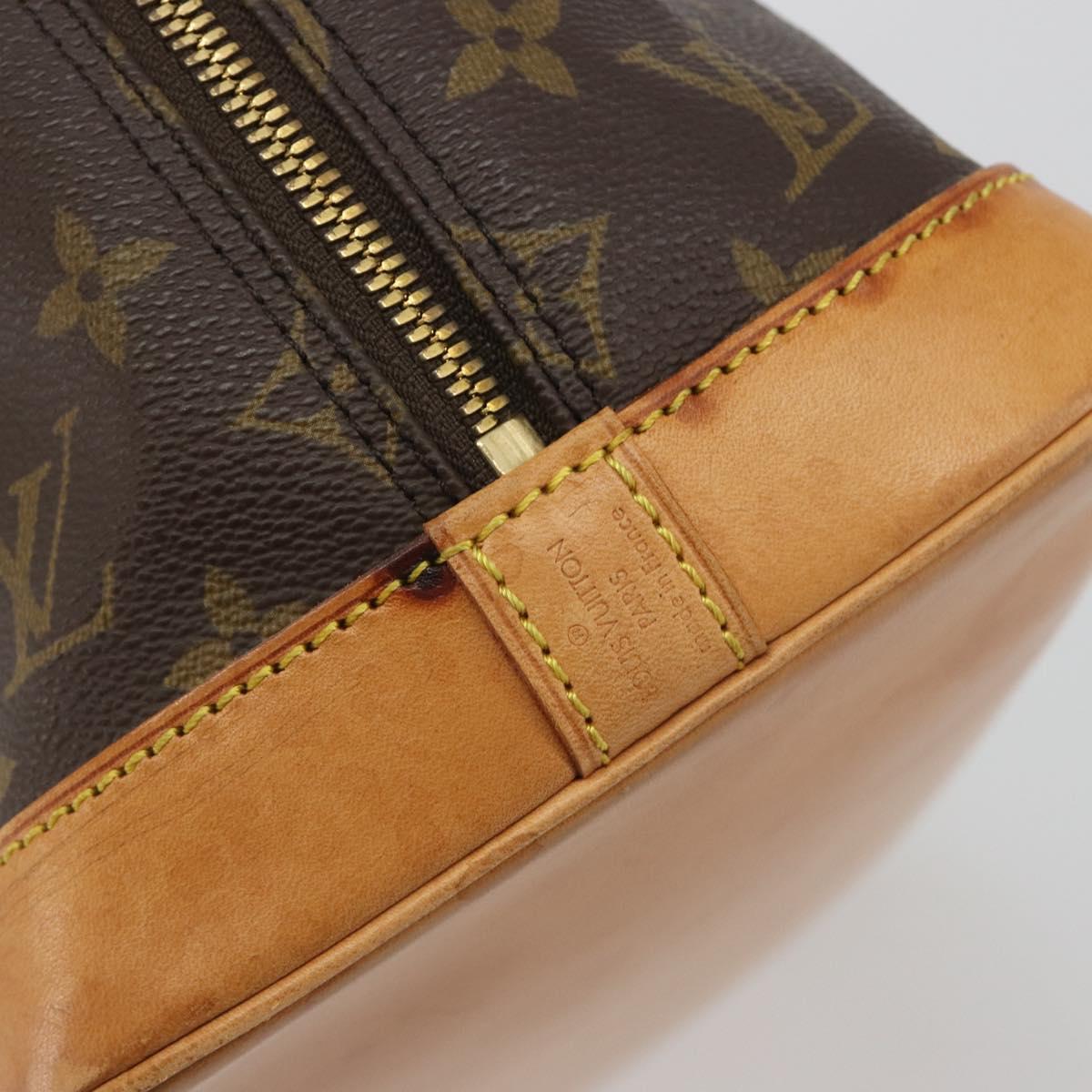 LOUIS VUITTON Monogram Alma Hand Bag M51130 LV Auth ka5505