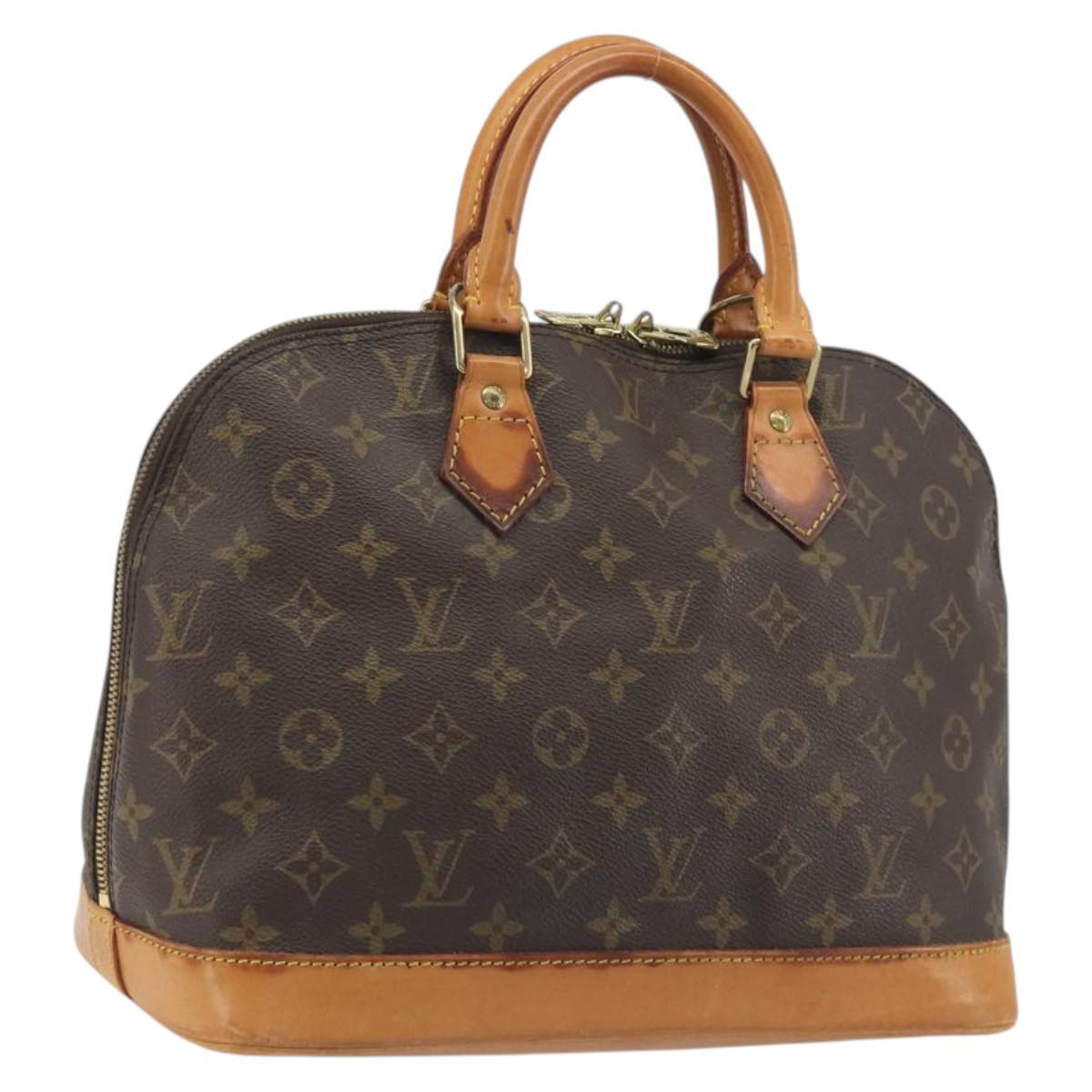 LOUIS VUITTON Monogram Alma Hand Bag M51130 LV Auth ka5505