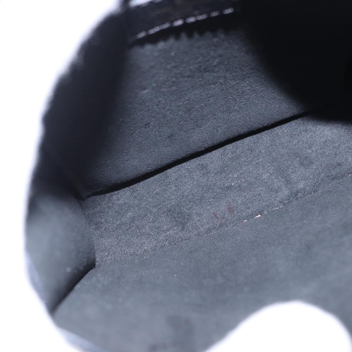 LOUIS VUITTON Monogram Empreinte Petit Sac Plat Bag Black M81417 LV Auth ka5508V