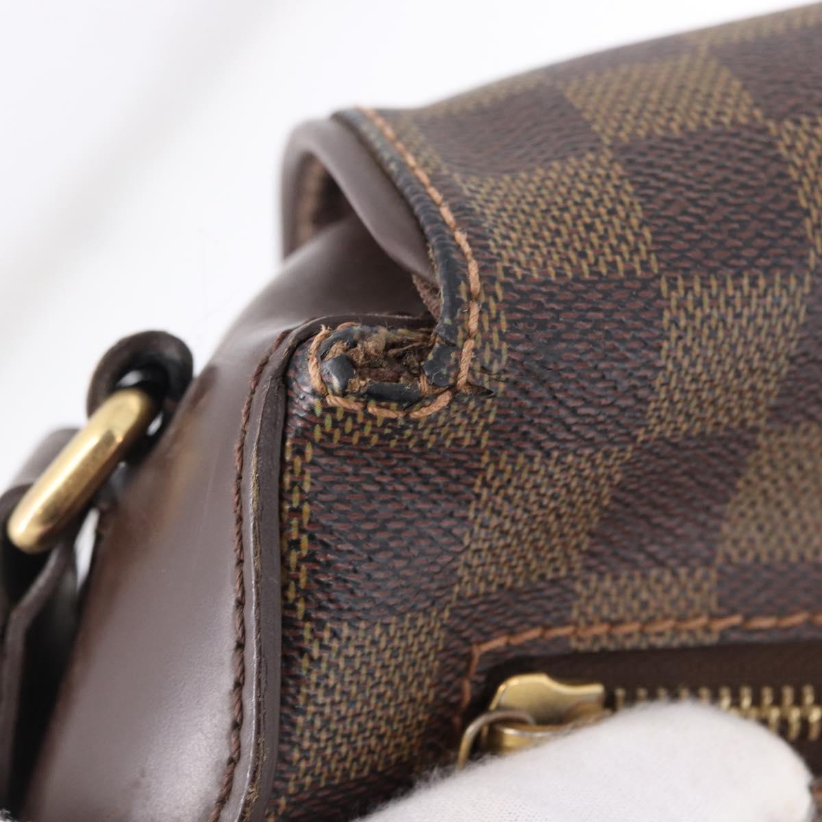 LOUIS VUITTON Damier Ebene Spencer Shoulder Bag N58021 LV Auth ka5530