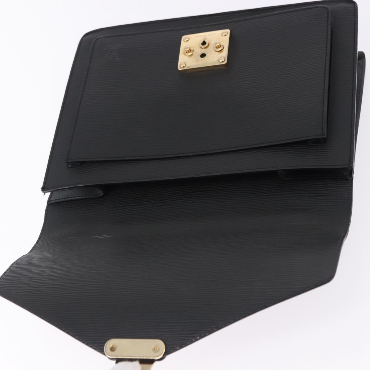 LOUIS VUITTON Epi Monceau 28 Hand Bag Black M52122 LV Auth ka5535