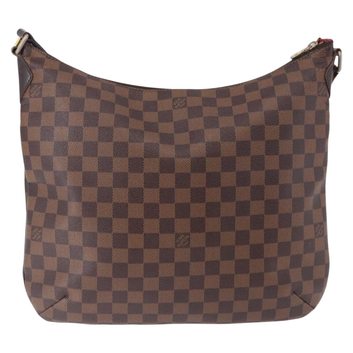 LOUIS VUITTON Damier Ebene Bloomsbury GM Shoulder Bag N42250 LV Auth ka5536