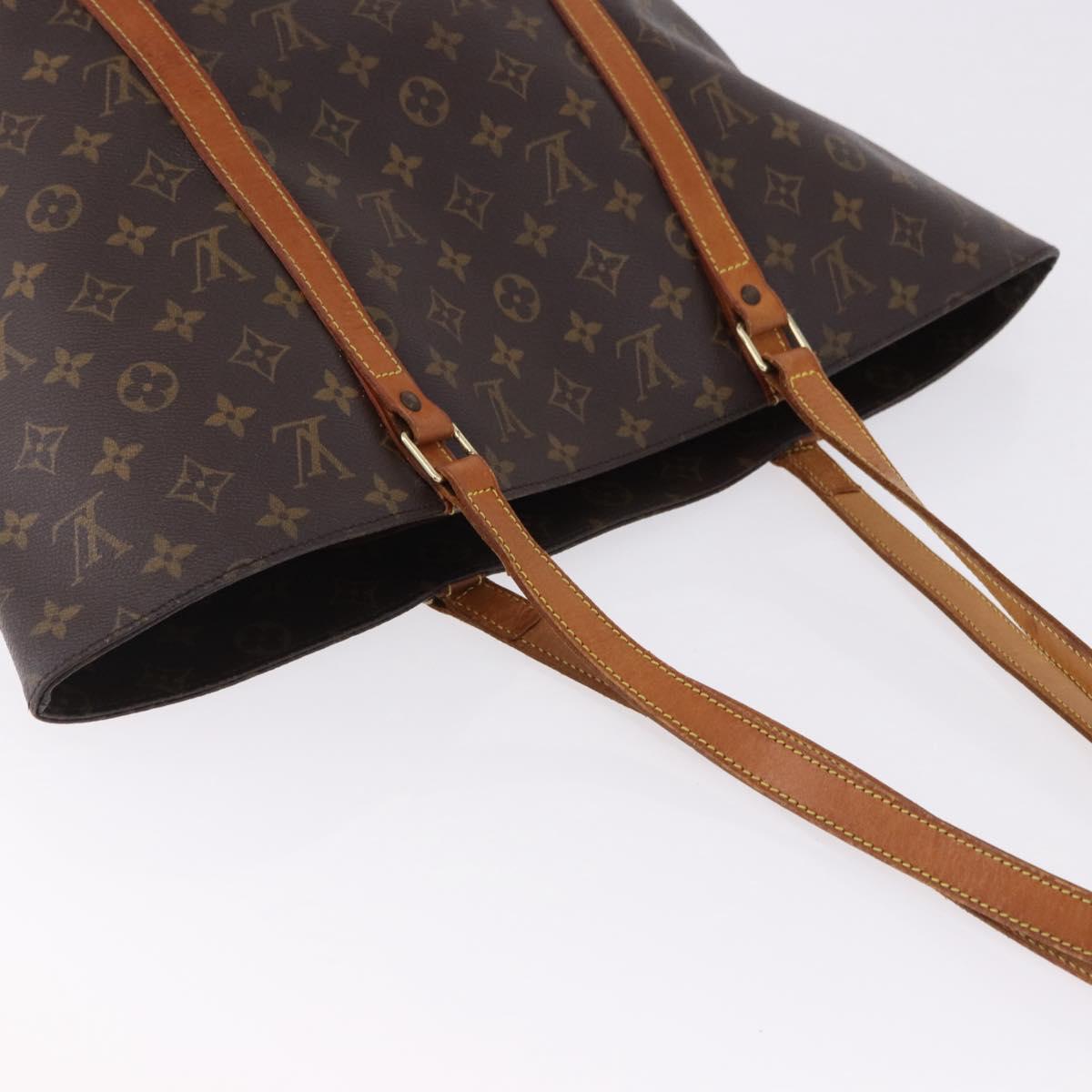 LOUIS VUITTON Monogram Sac Shopping Tote Bag M51108 LV Auth ka5537