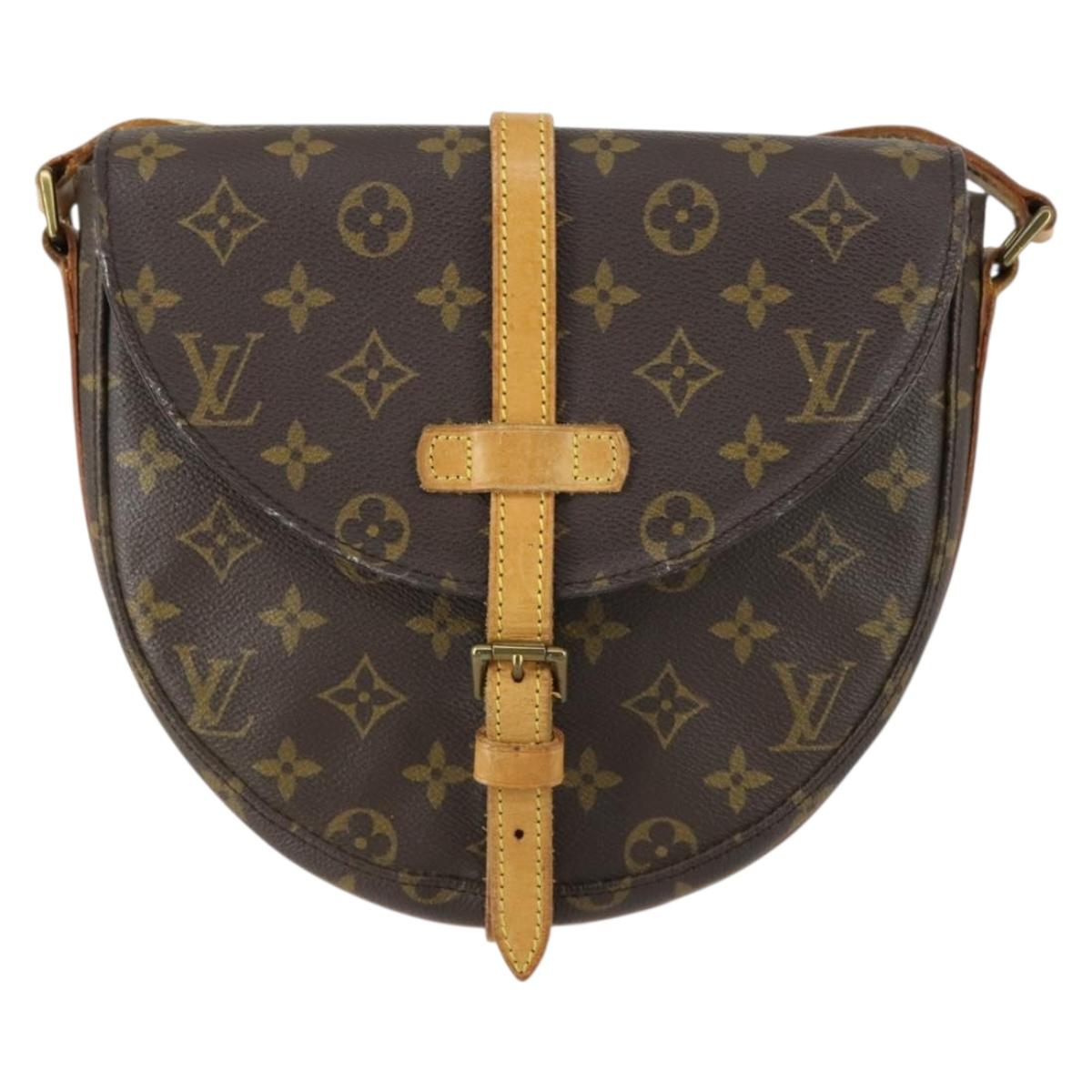 LOUIS VUITTON Monogram Chantilly MM Shoulder Bag M51233 LV Auth ka554