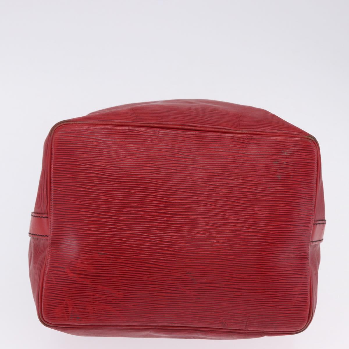 LOUIS VUITTON Epi Petit Noe Shoulder Bag Red M44107 LV Auth ka5541