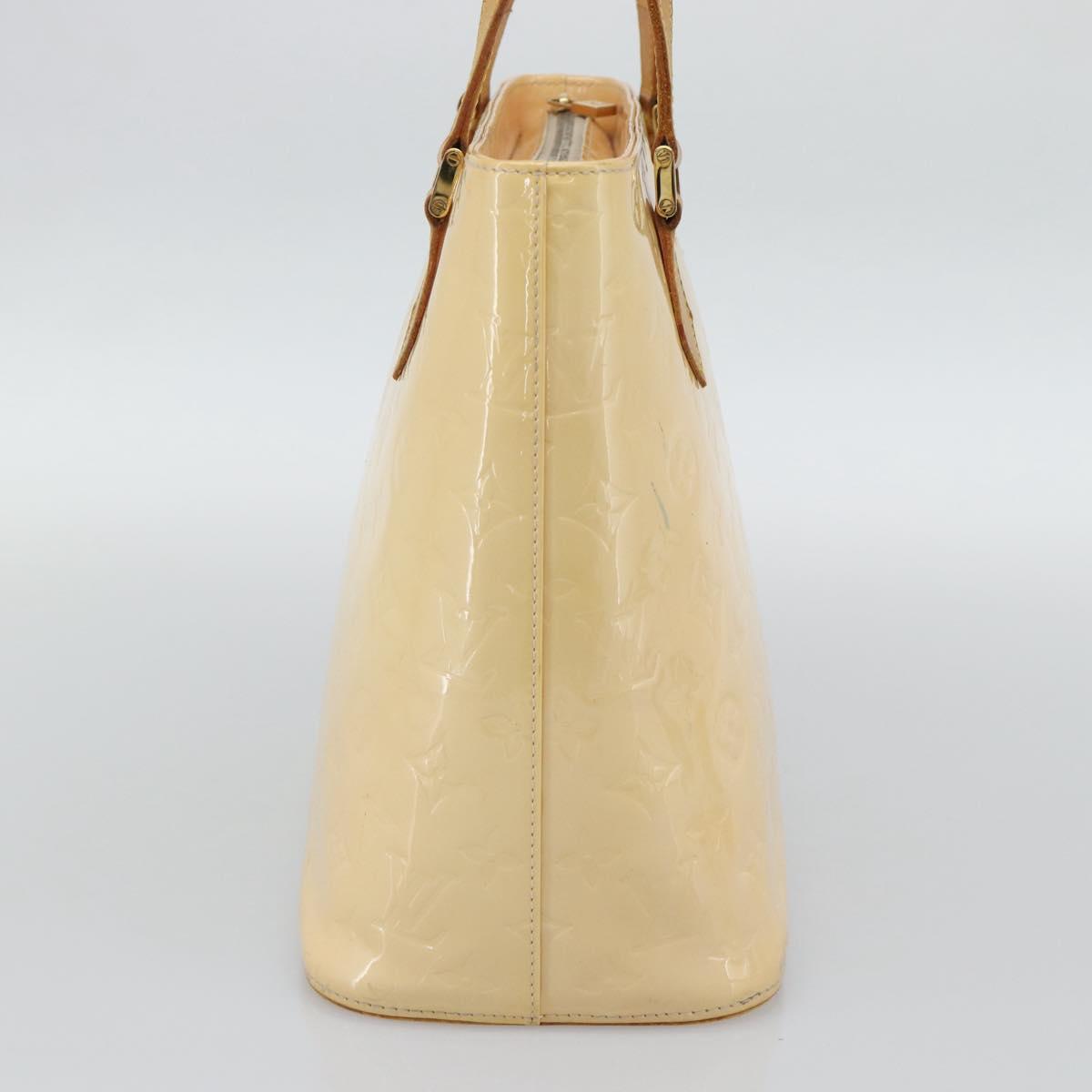 LOUIS VUITTON Monogram Vernis Houston Bag Marshmallow Pink M91302 LV Auth ka5542