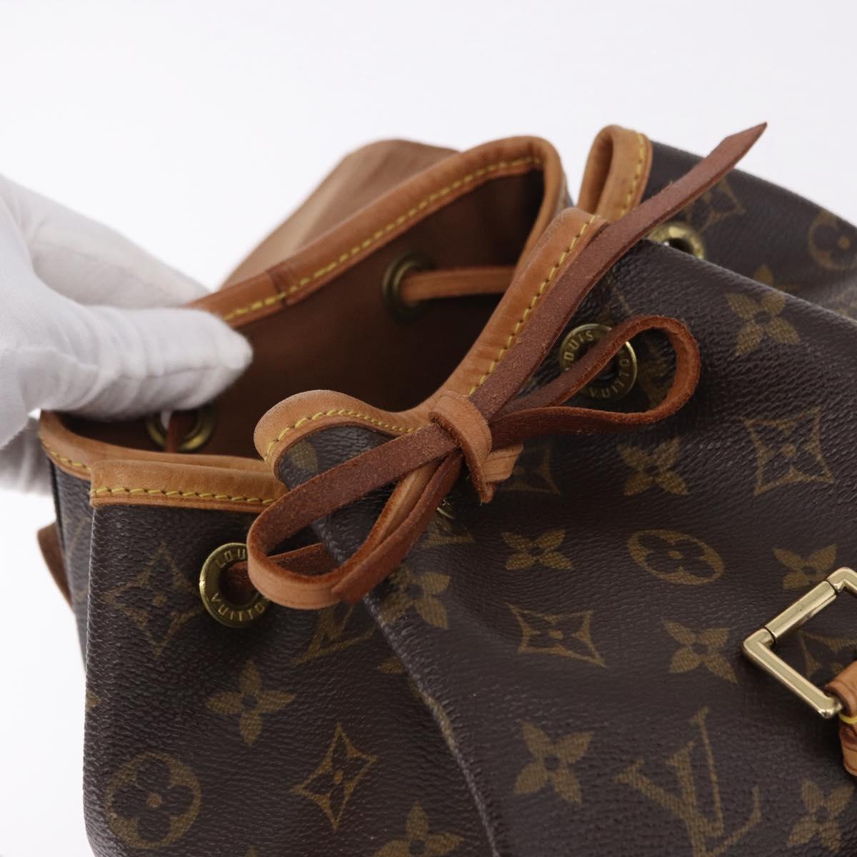LOUIS VUITTON Monogram Montsouris MM Backpack M51136 LV Auth ka5549A