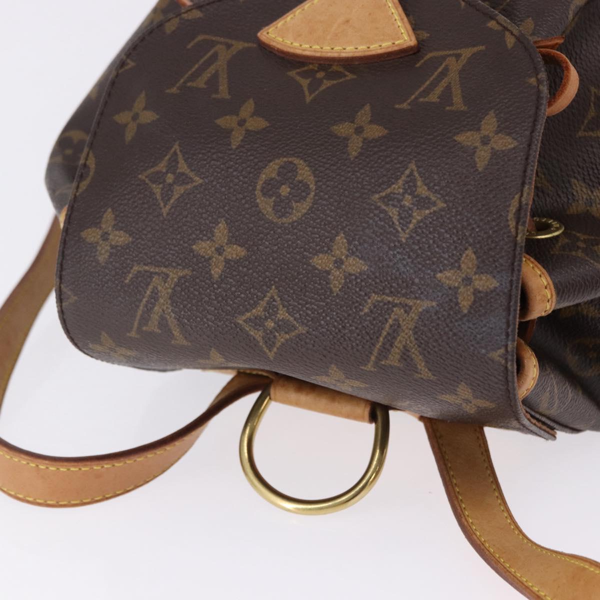 LOUIS VUITTON Monogram Montsouris MM Backpack M51136 LV Auth ka5549A