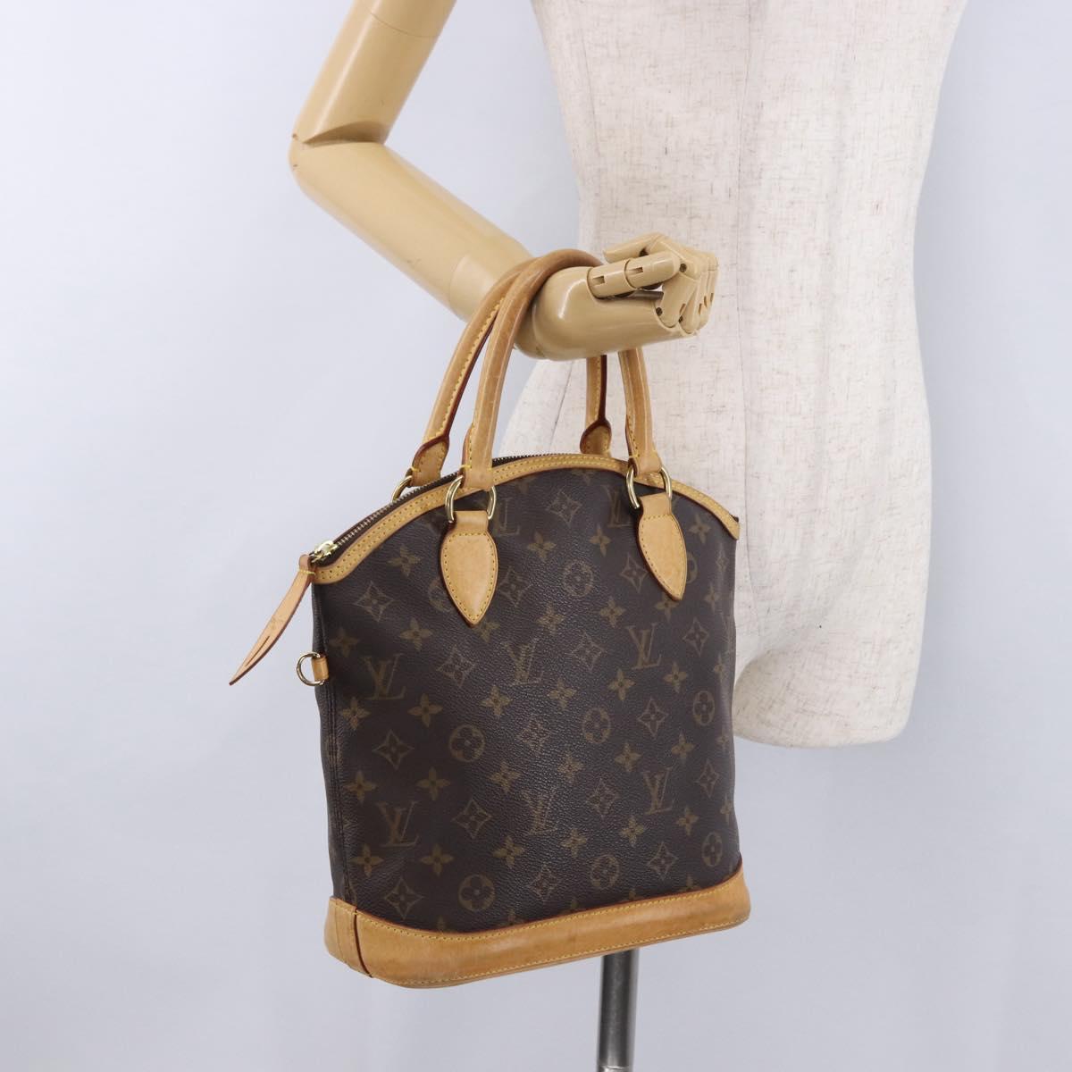 LOUIS VUITTON Monogram Lockit Hand Bag M40613 LV Auth ka5551