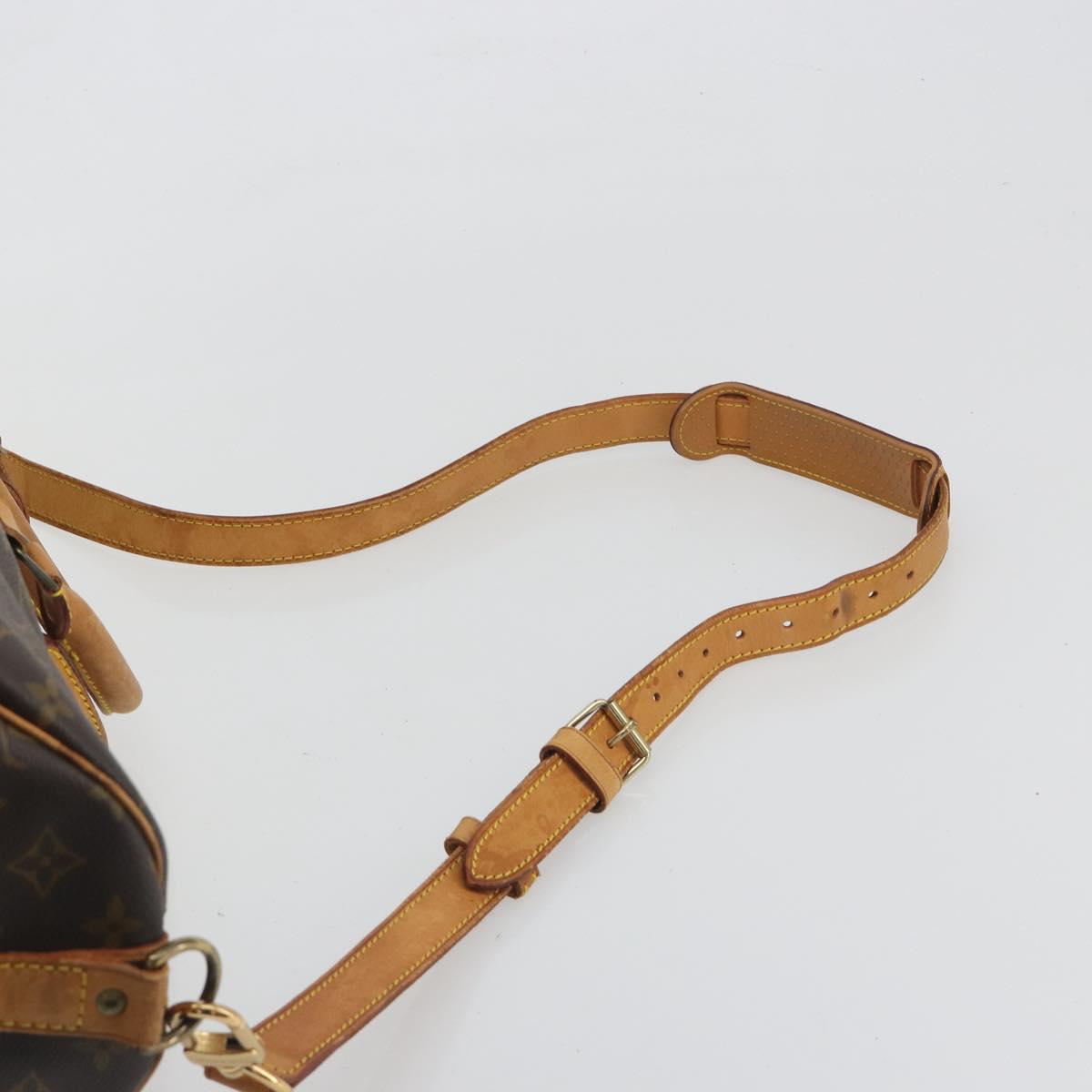 LOUIS VUITTON Monogram Keepall Bandouliere 60 Boston Bag M41412 LV Auth ka5556