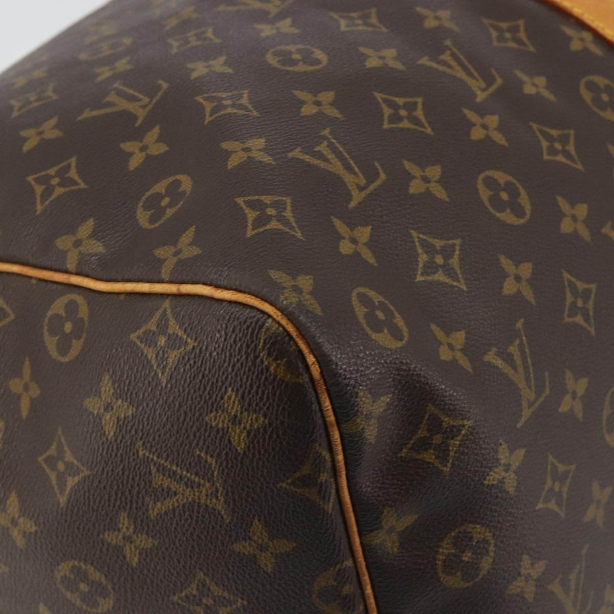 LOUIS VUITTON Monogram Keepall Bandouliere 60 Boston Bag M41412 LV Auth ka5556