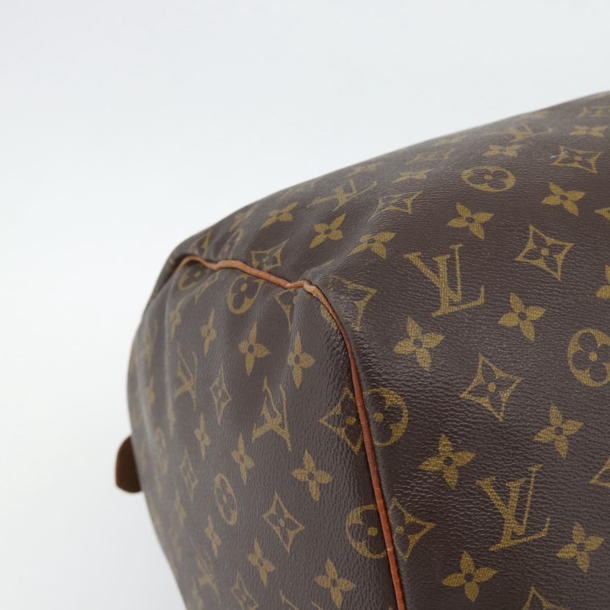 LOUIS VUITTON Monogram Keepall 55 Boston Bag M41424 LV Auth ka5557