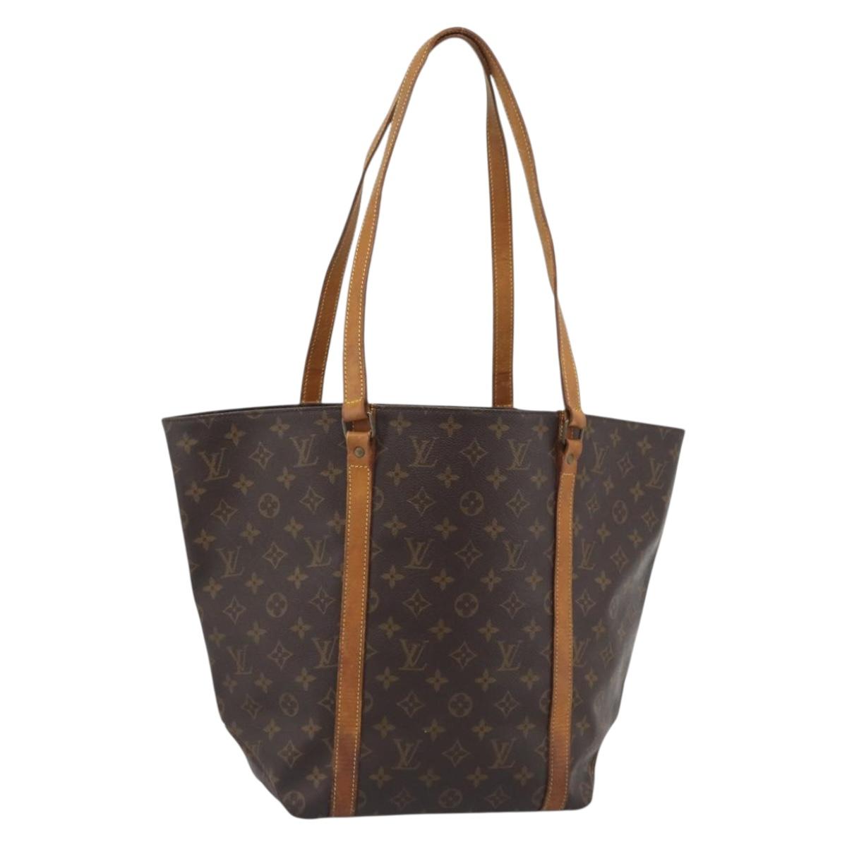 LOUIS VUITTON Monogram Sac Shopping Tote Bag M51108 LV Auth ka5558