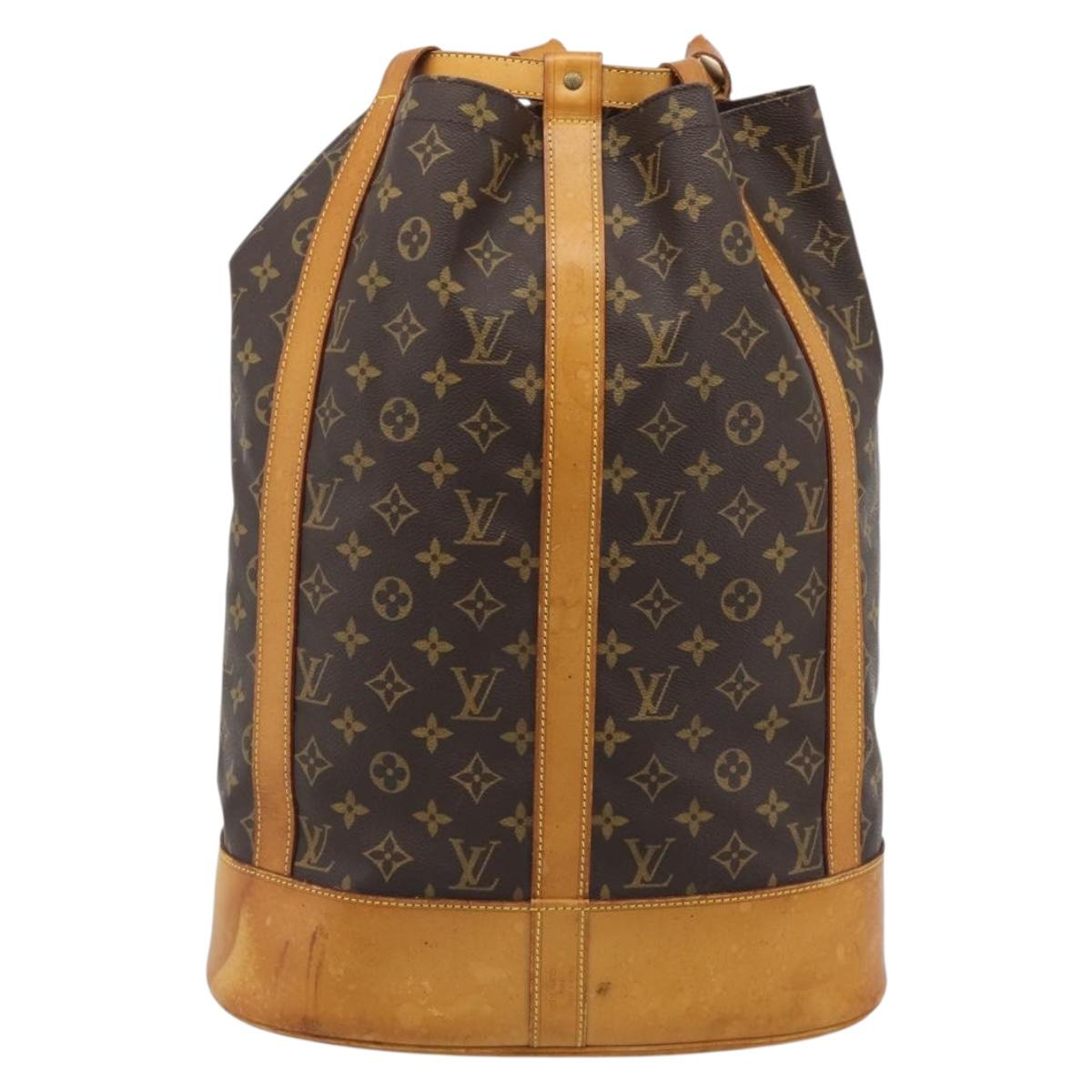 LOUIS VUITTON Monogram Randonnee GM Shoulder Bag M42244 LV Auth ka5560