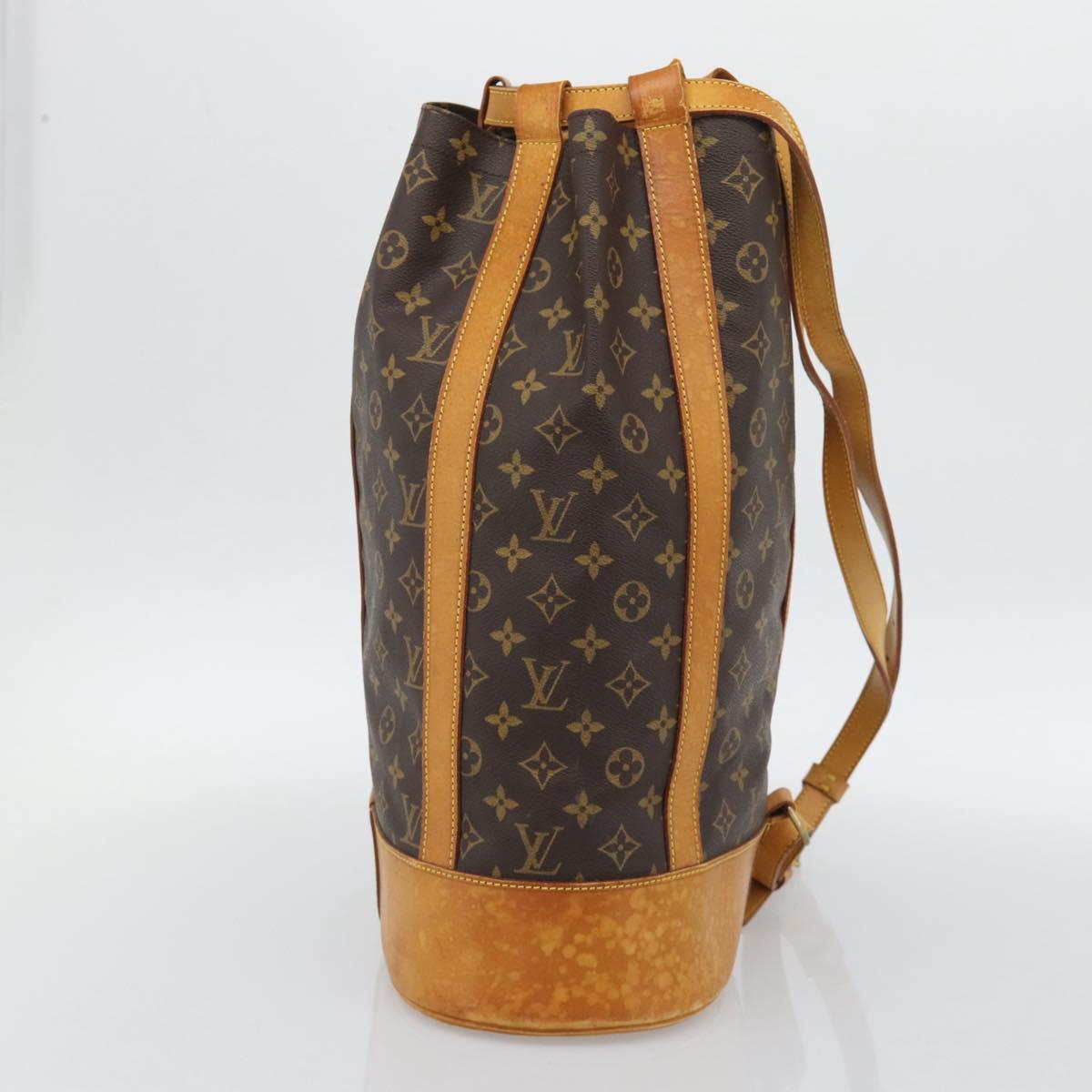 LOUIS VUITTON Monogram Randonnee GM Shoulder Bag M42244 LV Auth ka5560