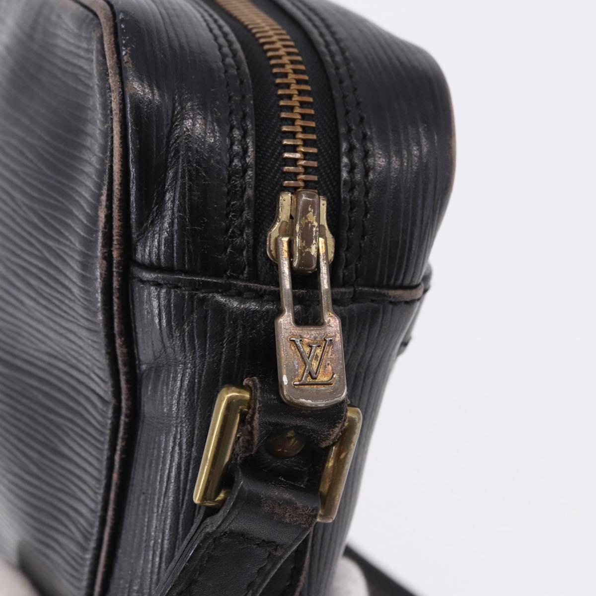 LOUIS VUITTON Epi Trocadero 23 Shoulder Bag Black M52302 LV Auth ka5573
