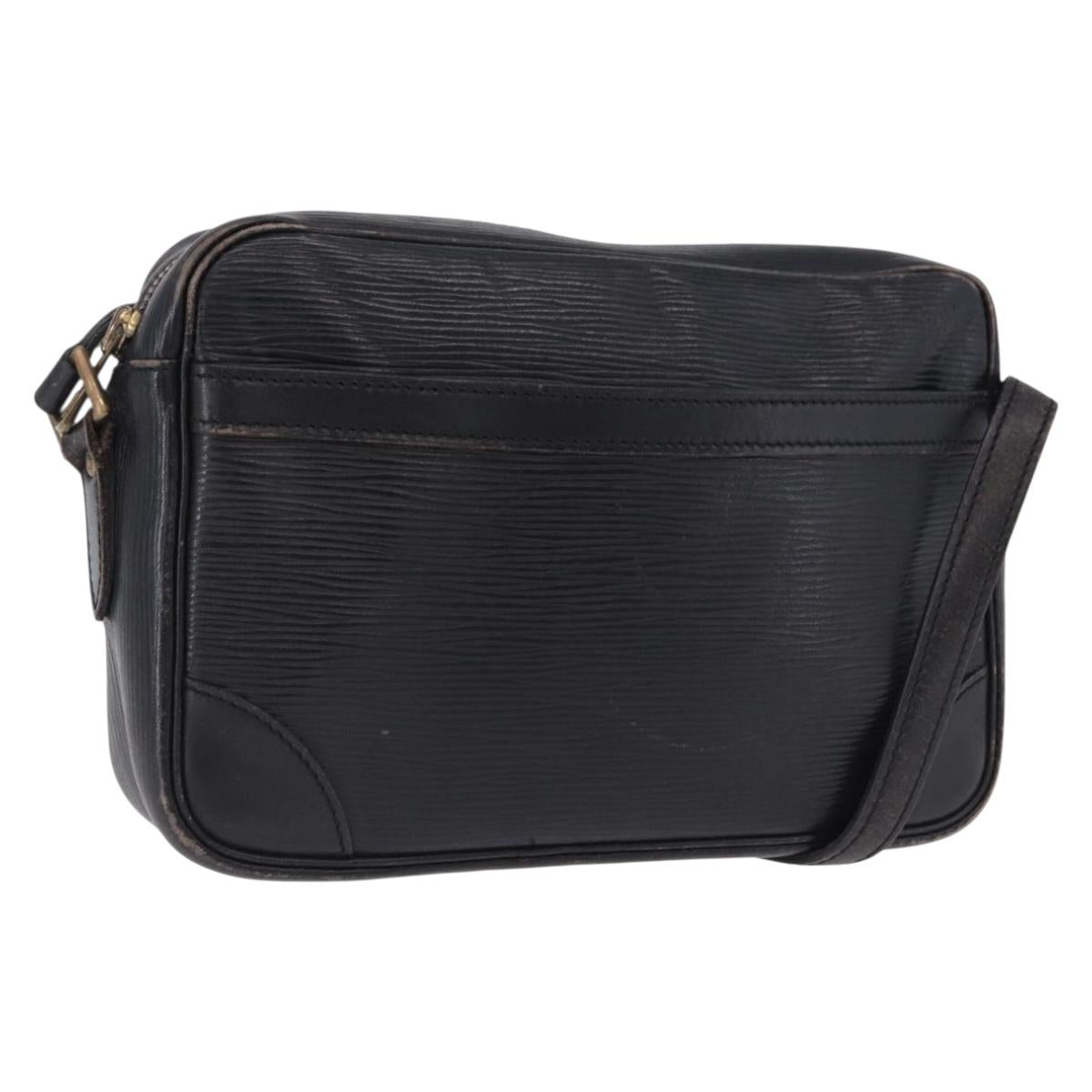 LOUIS VUITTON Epi Trocadero 23 Shoulder Bag Black M52302 LV Auth ka5573