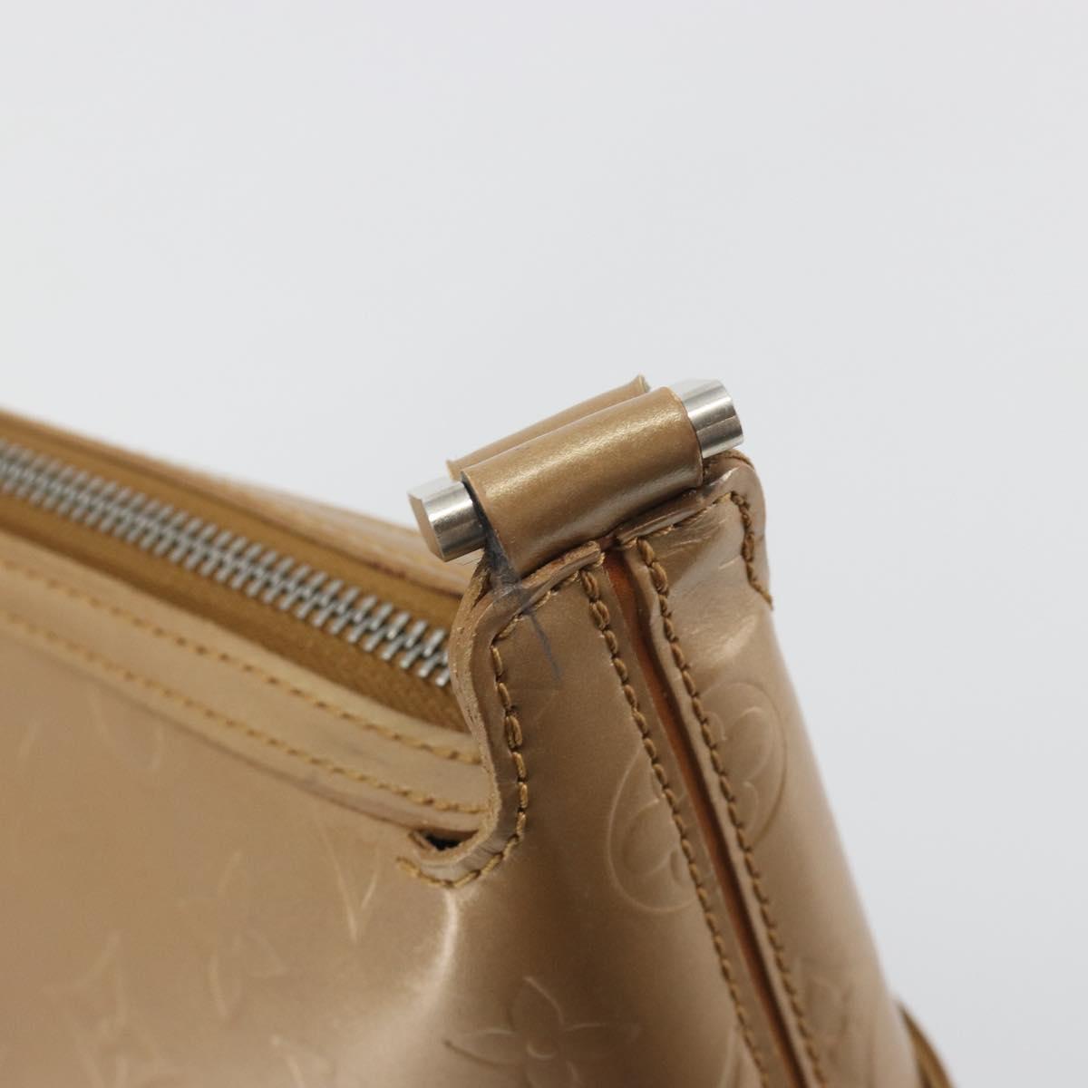 LOUIS VUITTON Monogram Mat Sutter Shoulder Bag Beige M55167 LV Auth ka5576