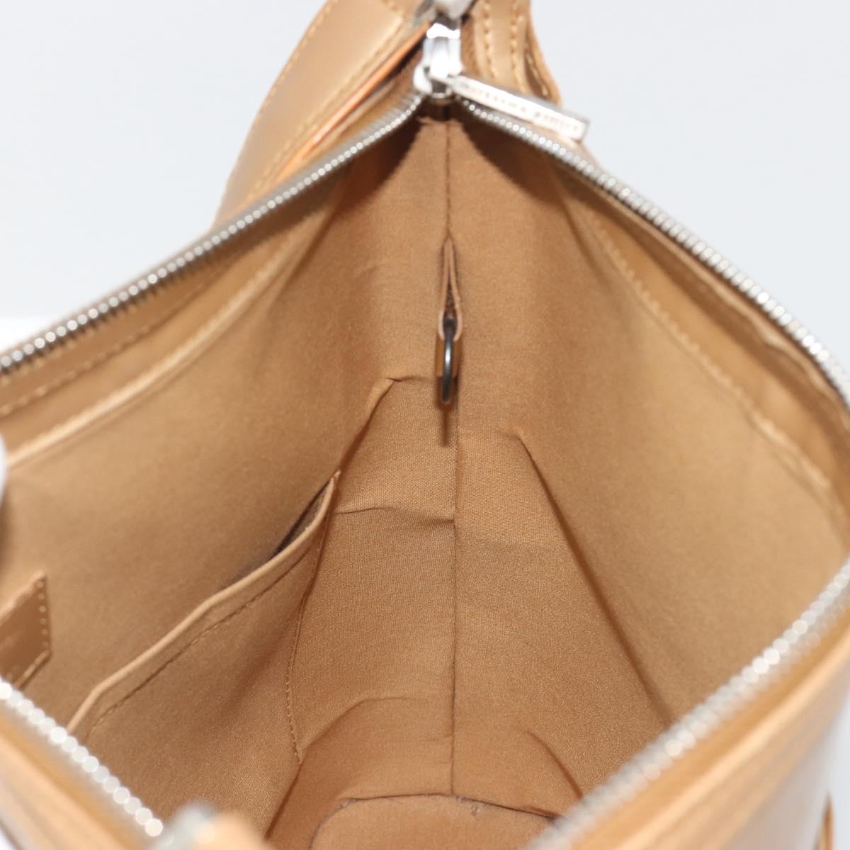 LOUIS VUITTON Monogram Mat Sutter Shoulder Bag Beige M55167 LV Auth ka5576
