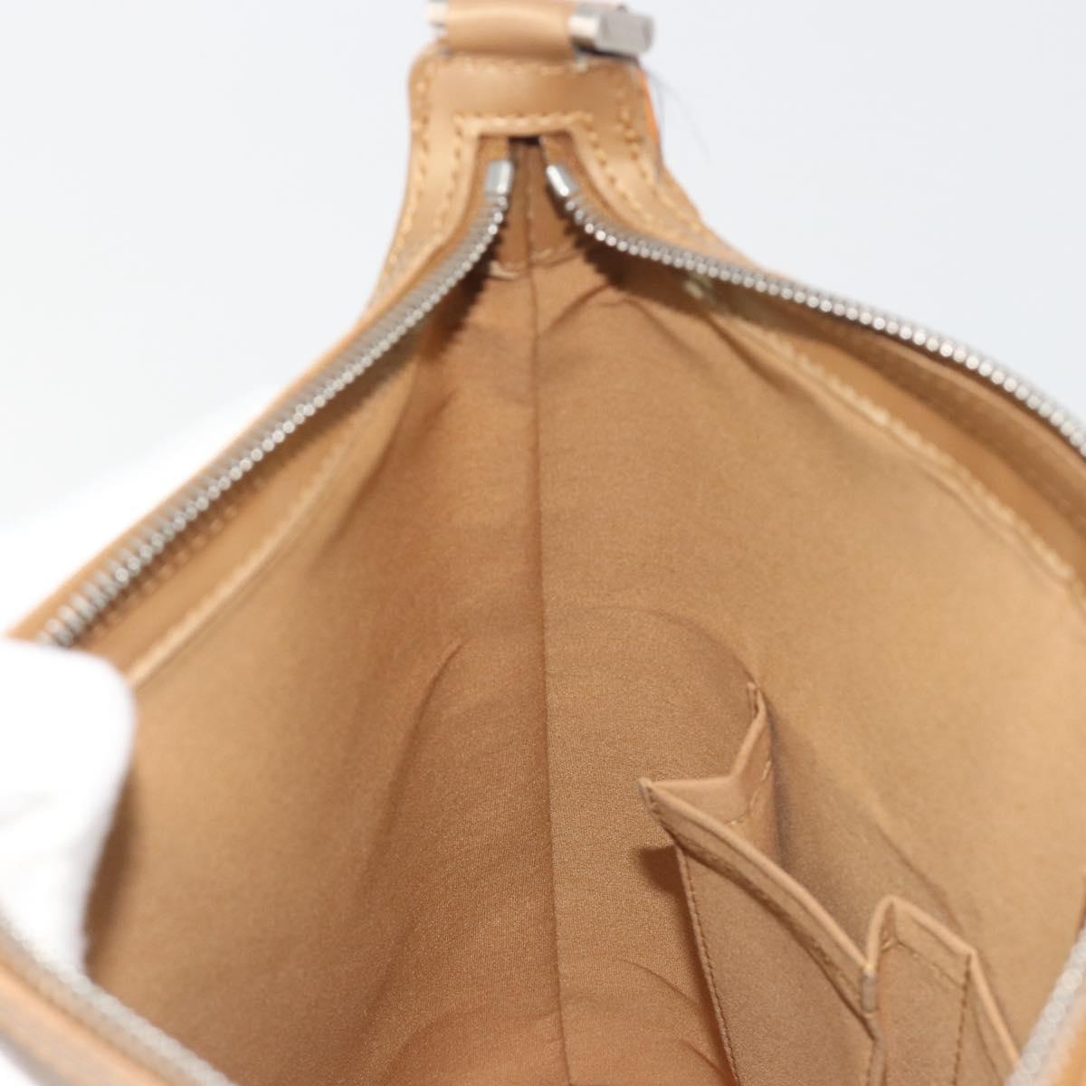 LOUIS VUITTON Monogram Mat Sutter Shoulder Bag Beige M55167 LV Auth ka5576