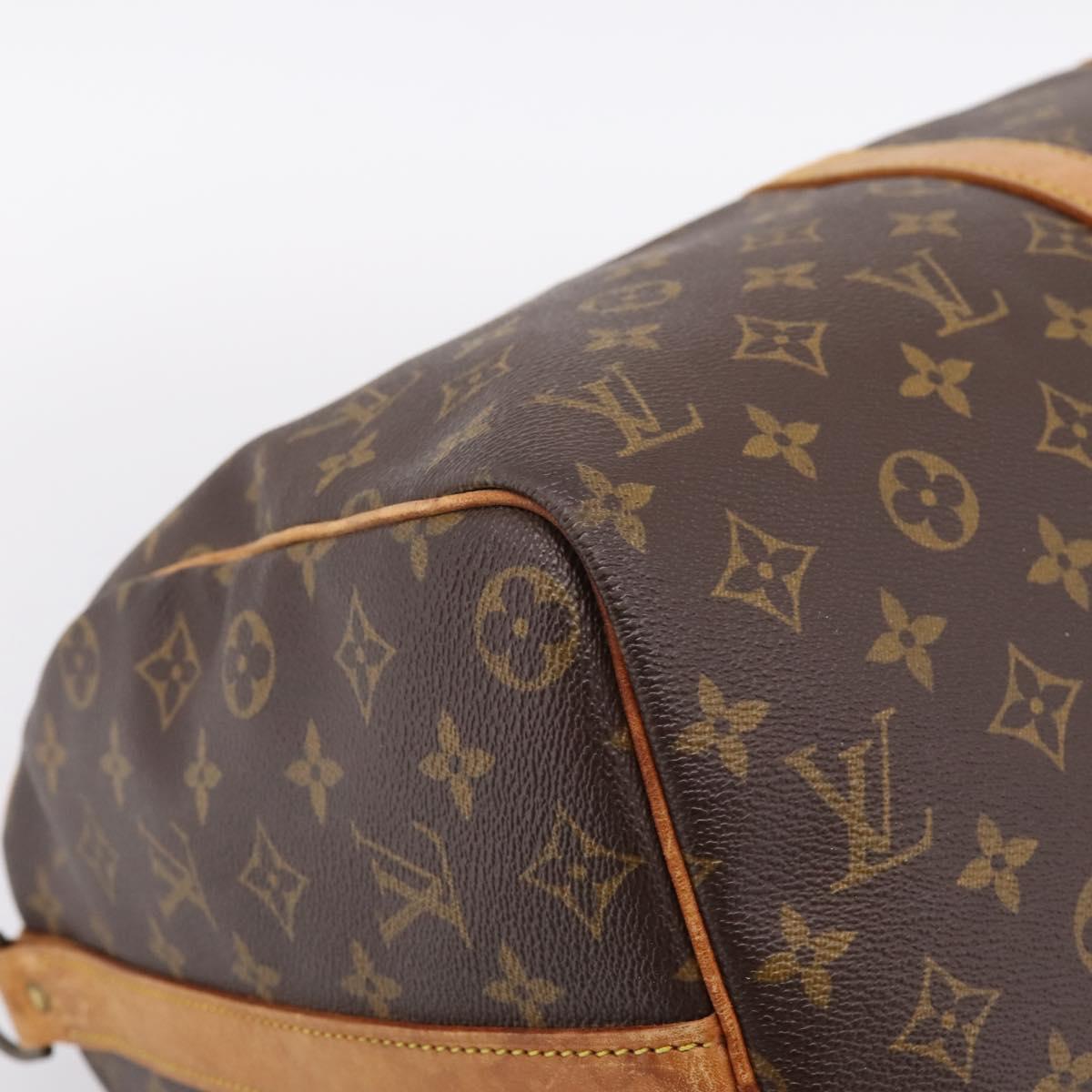 LOUIS VUITTON Monogram Keepall Bandouliere 45 Boston Bag M41418 LV Auth ka5578