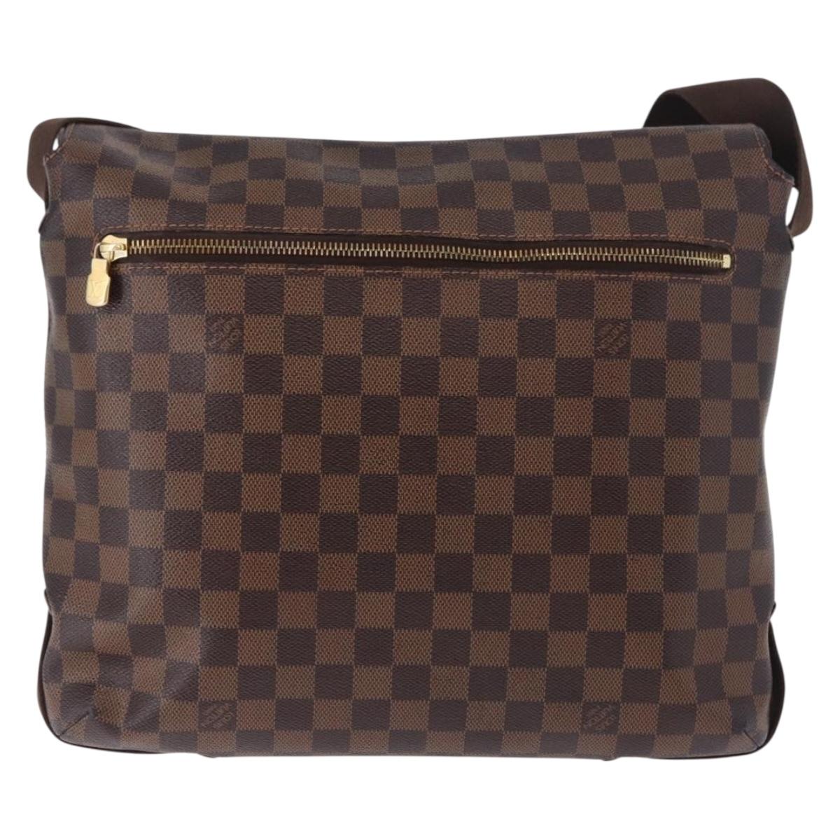 LOUIS VUITTON Damier Ebene Brooklyn MM Shoulder Bag N51211 LV Auth ka5587