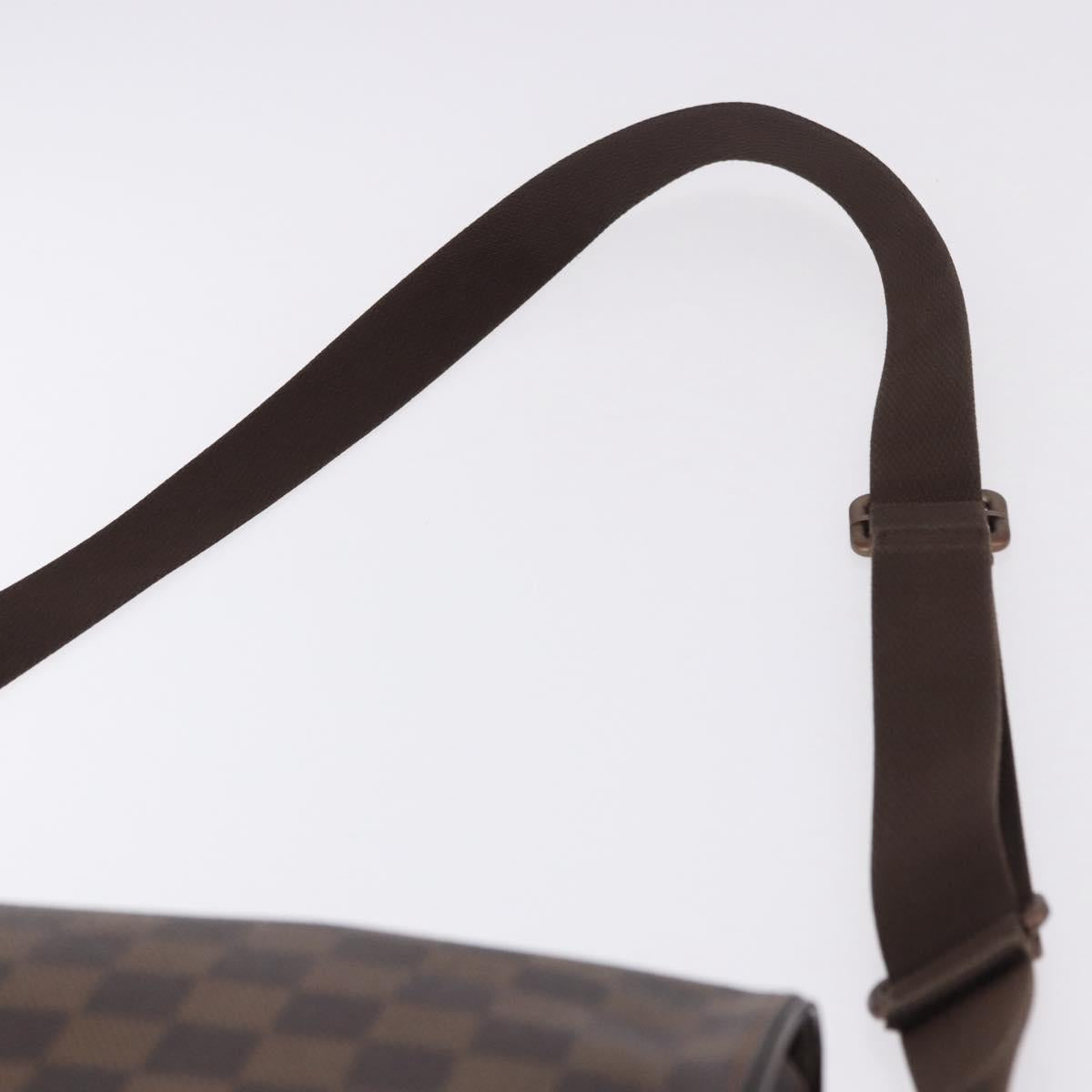 LOUIS VUITTON Damier Ebene Brooklyn MM Shoulder Bag N51211 LV Auth ka5587